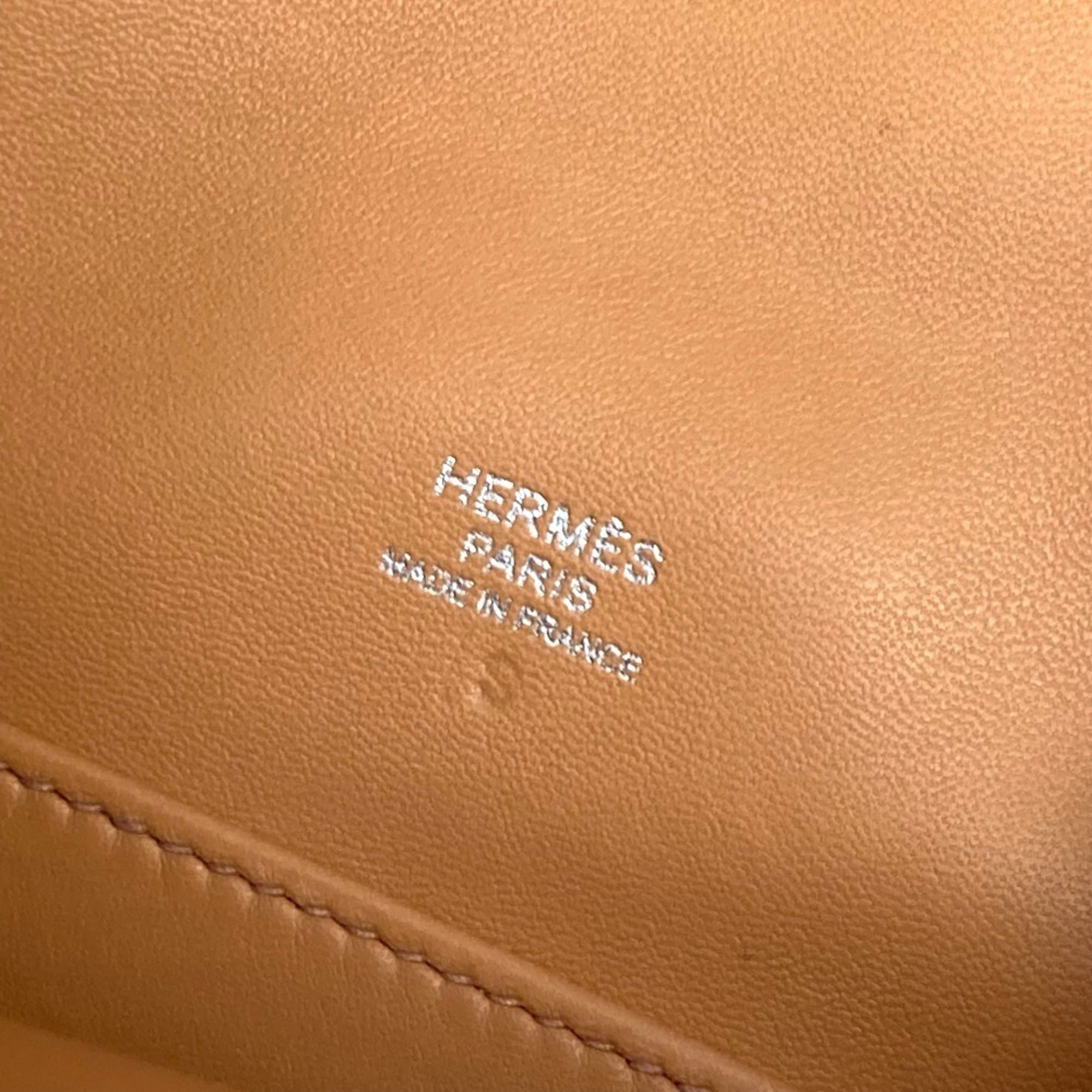 Hermes Yellow Leather Backpack (Pre-Owned)