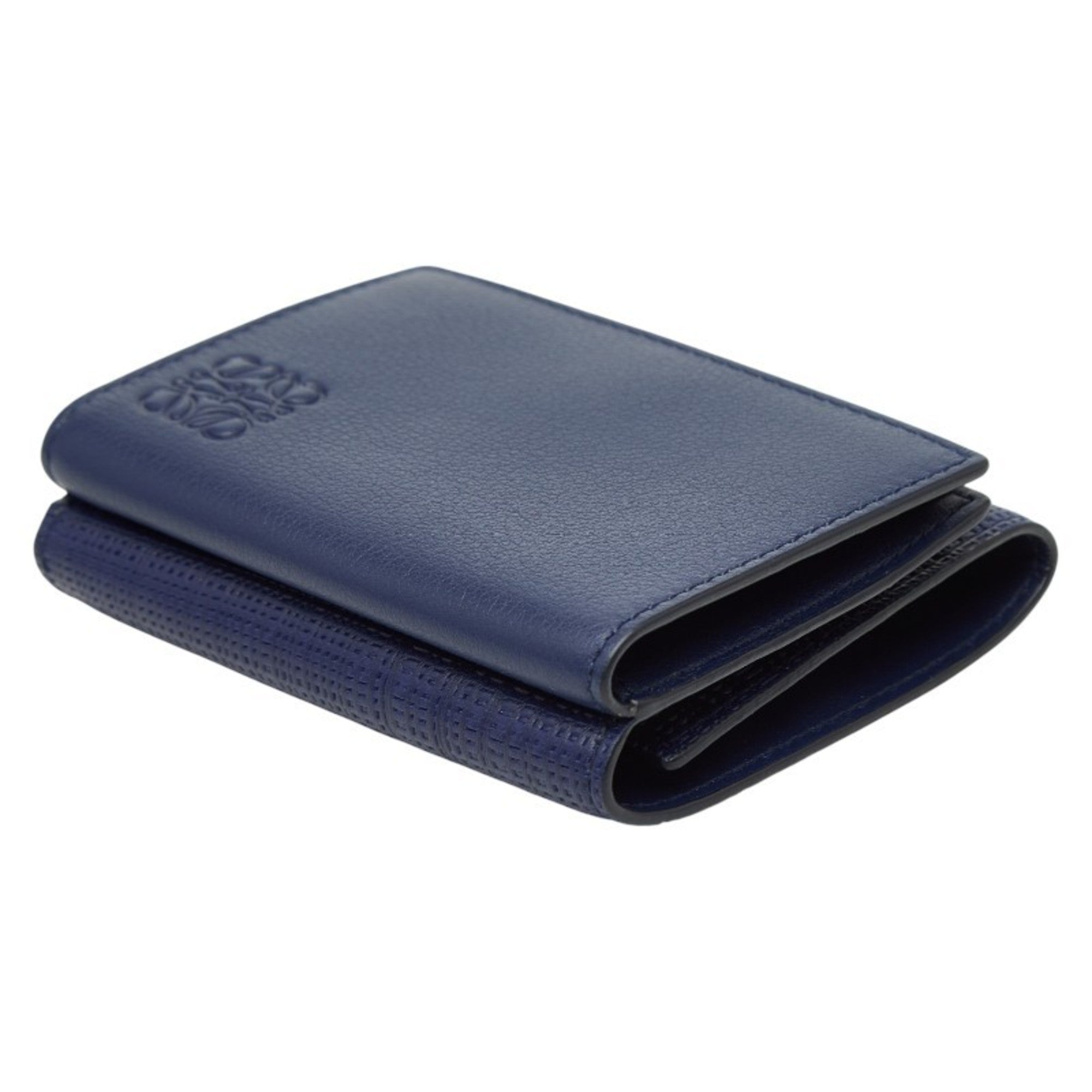 Loewe Blue Leather Wallet (Tri-Fold) (Pre-Owned)