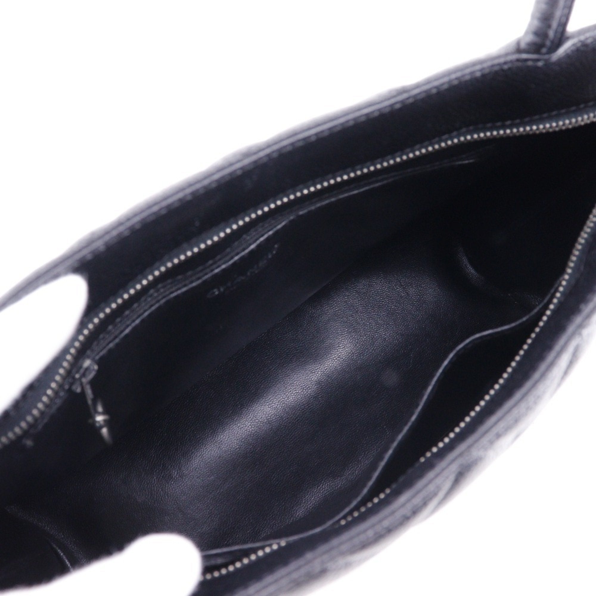 Chanel Caviar Skin Black Caviar Leather Tote Bag (Pre-Owned)