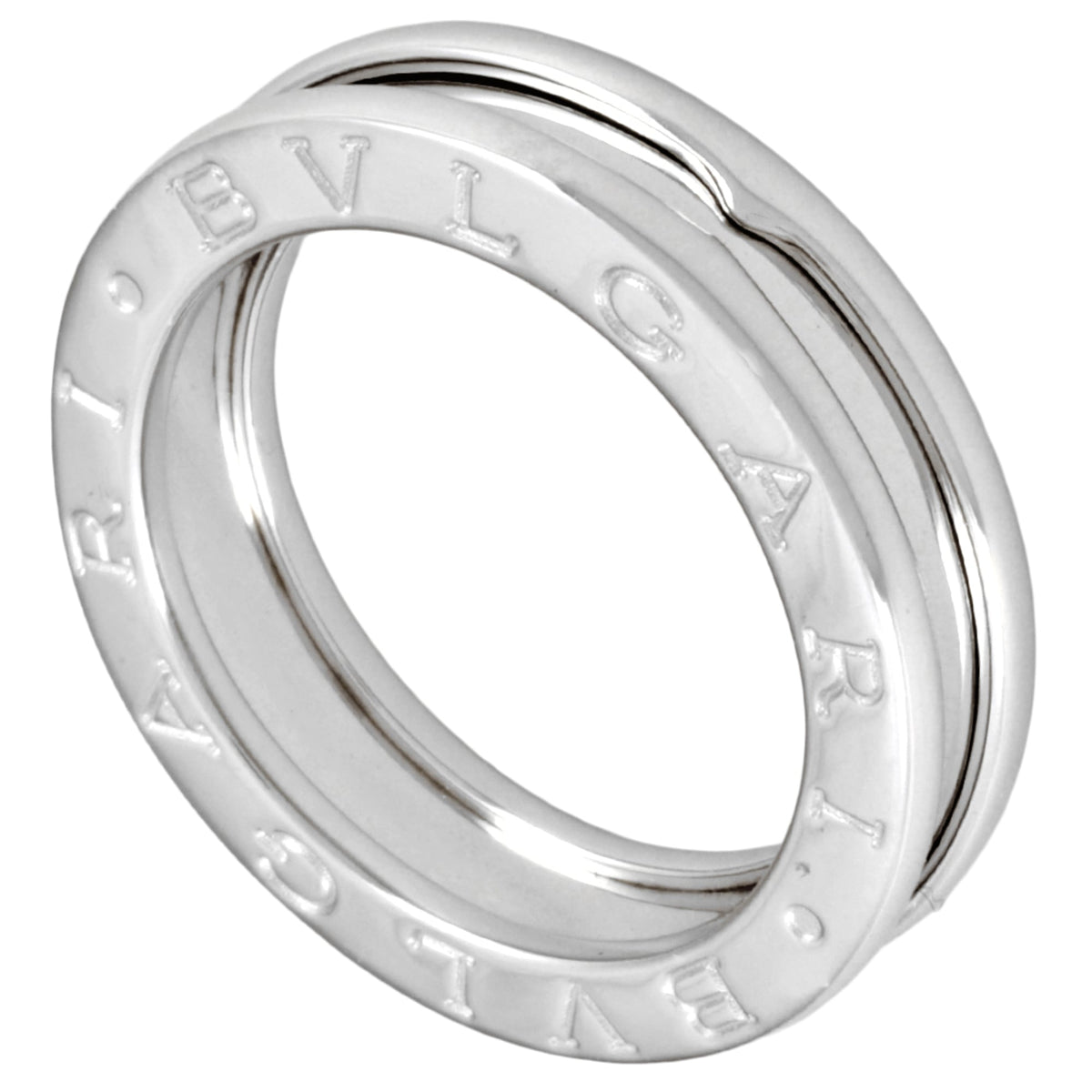 Bvlgari White Gold (18K) Band Ring (Pre-Owned)