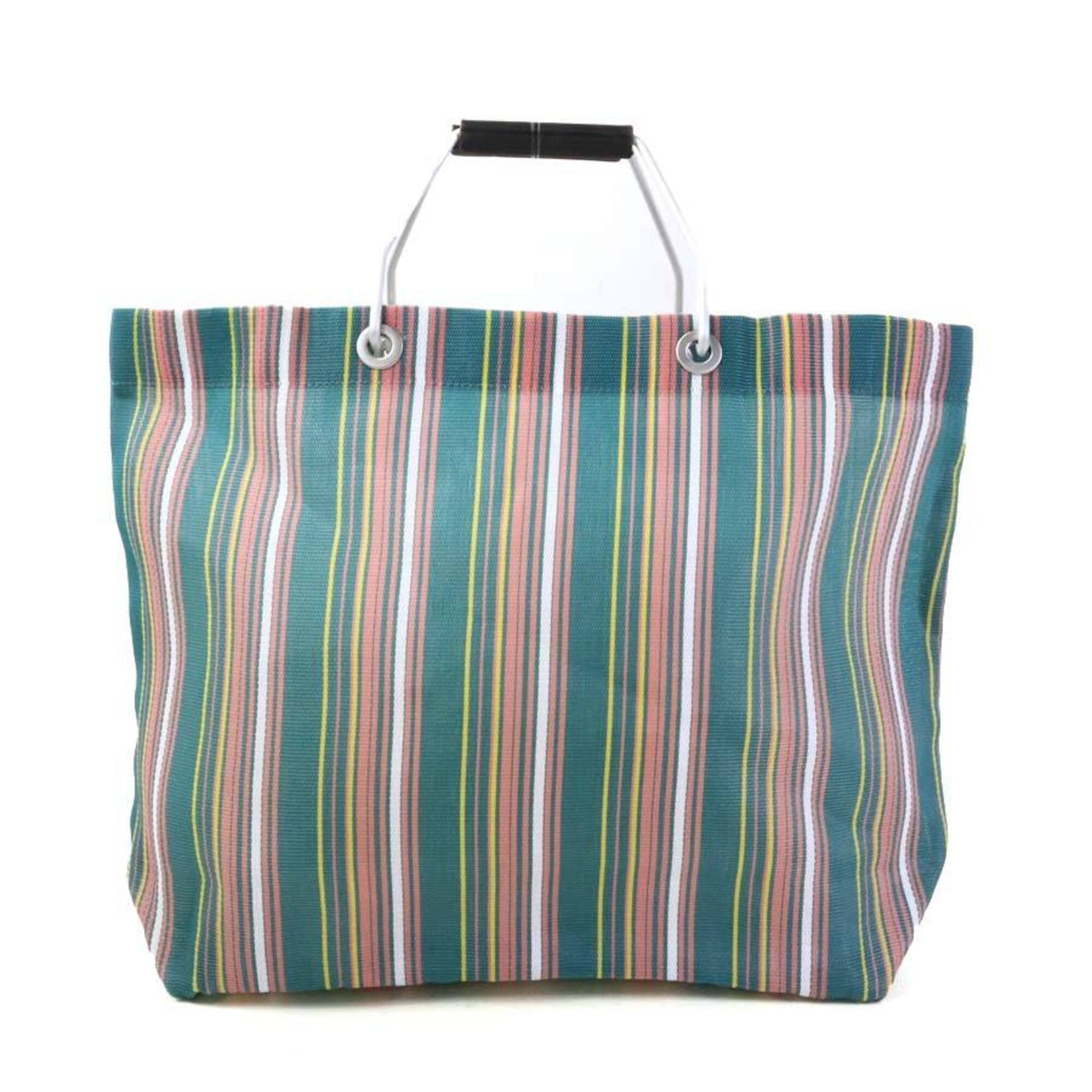 Marni Green Nylon Aluminum Leather Handbag (Pre-Owned)
