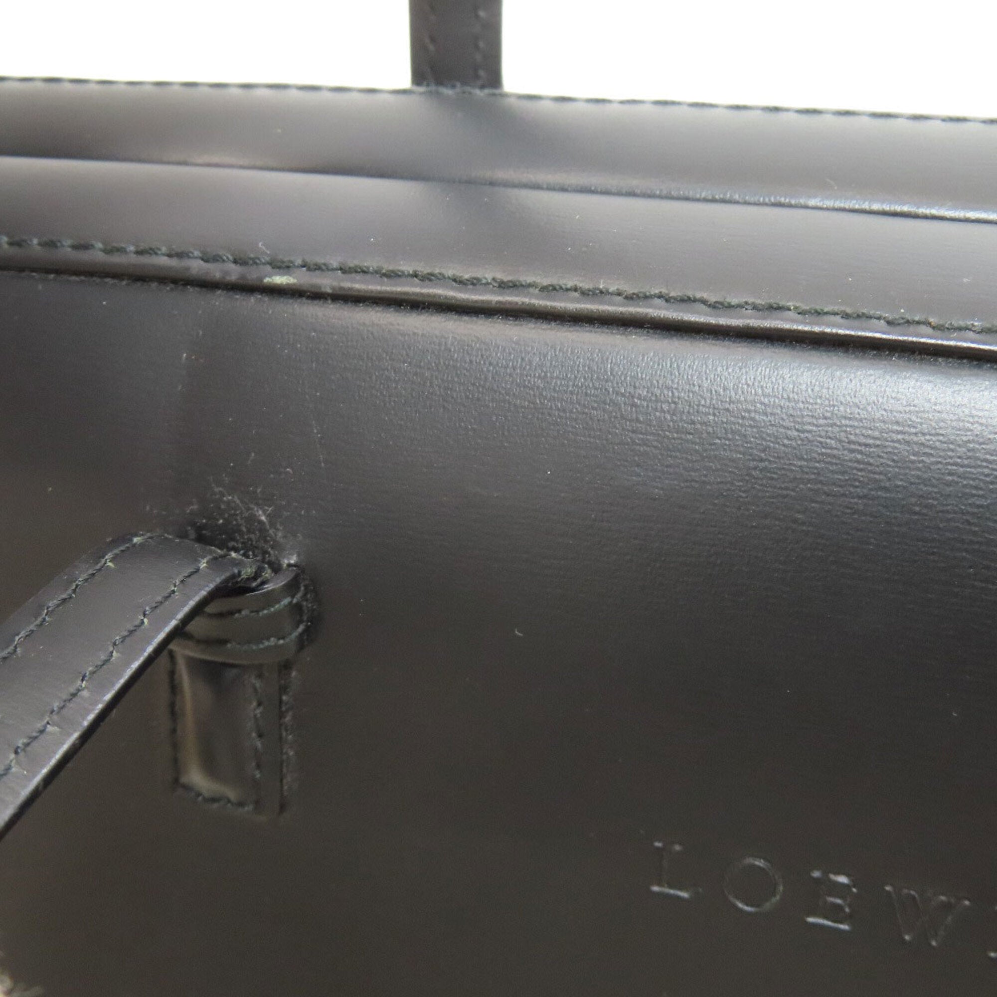 Loewe Black Leather Handbag (Pre-Owned)