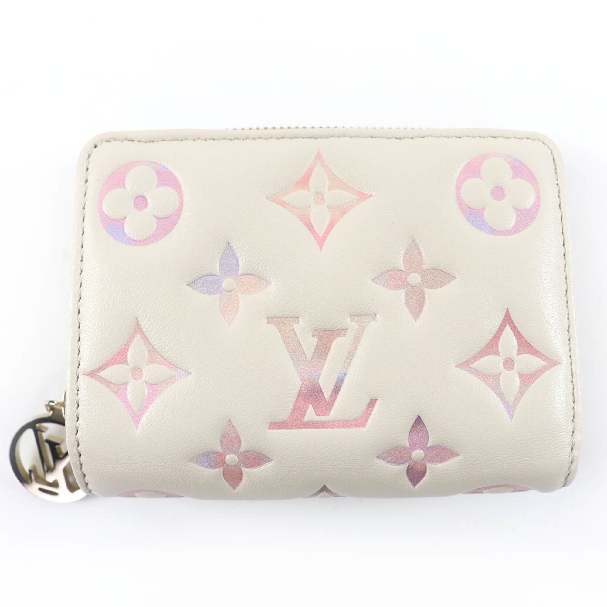 Louis Vuitton Beige Leather Wallet (Bi-Fold) (Pre-Owned)