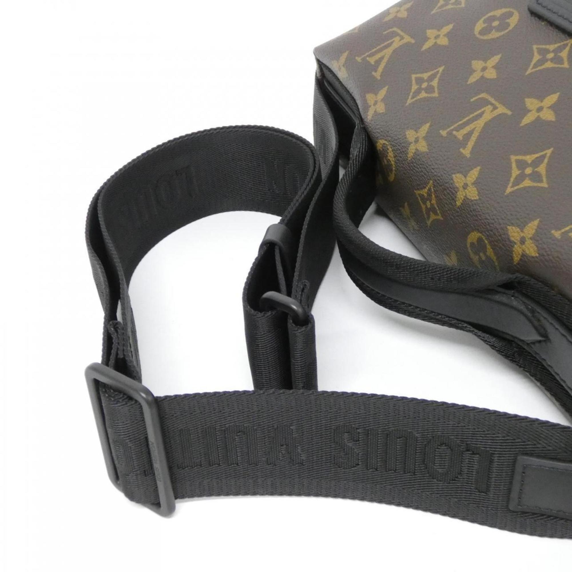 Louis Vuitton Monogram Macassar Marron Coated Canvas Shoulder Bag (Pre-Owned)