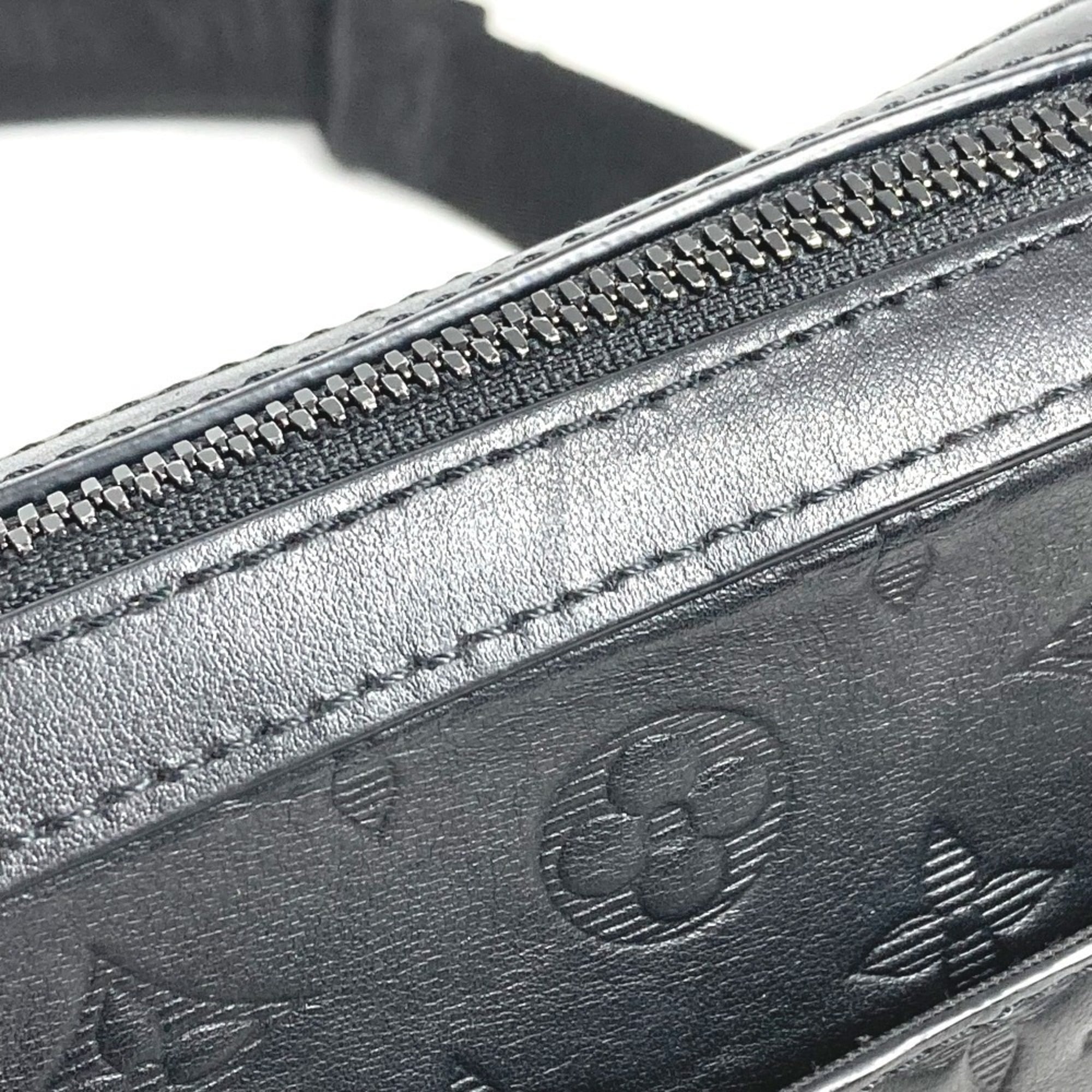 Louis Vuitton Monogram Shadow Black Monogram Shadow Shoulder Bag (Pre-Owned)