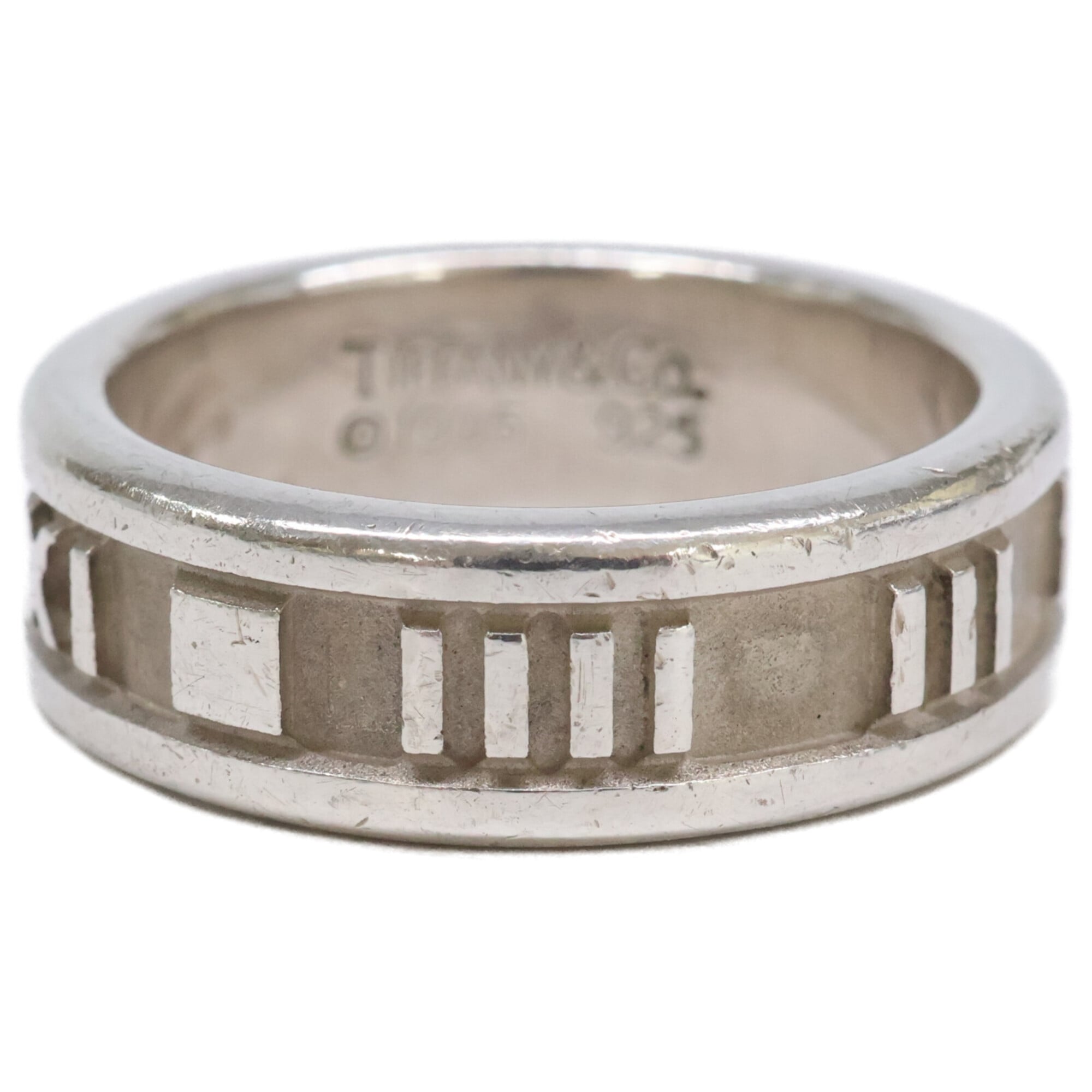 Tiffany Silver Silver 925 Band Ring (Pre-Owned)