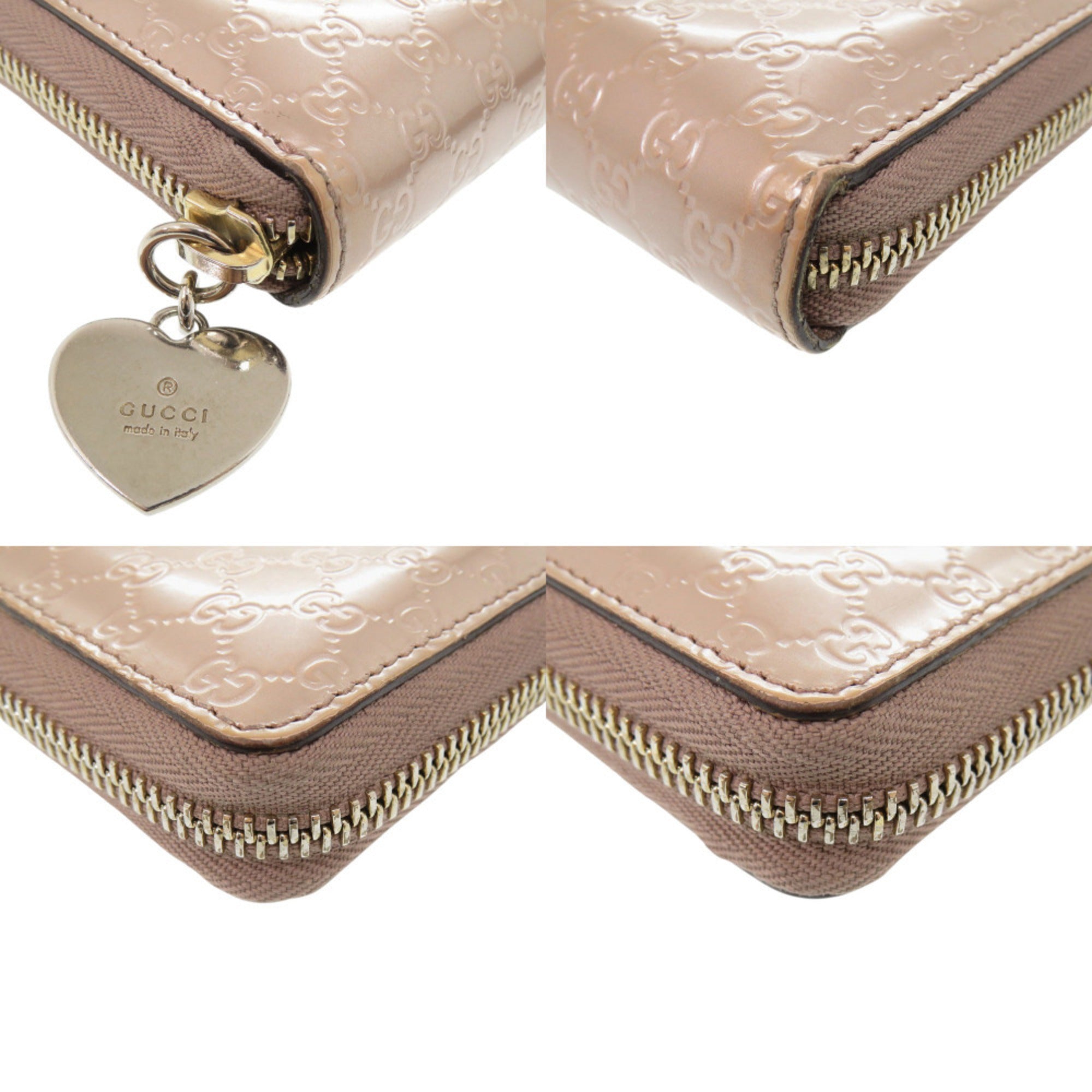 Gucci Pink Long Wallet (Bi-Fold) (Pre-Owned)