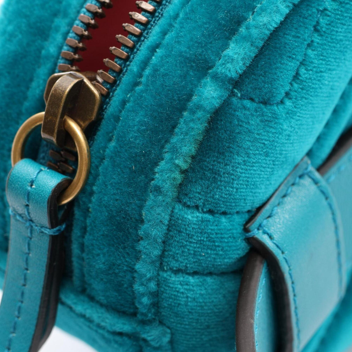 Gucci Green Fabric Leather Fanny Pack (Pre-Owned)