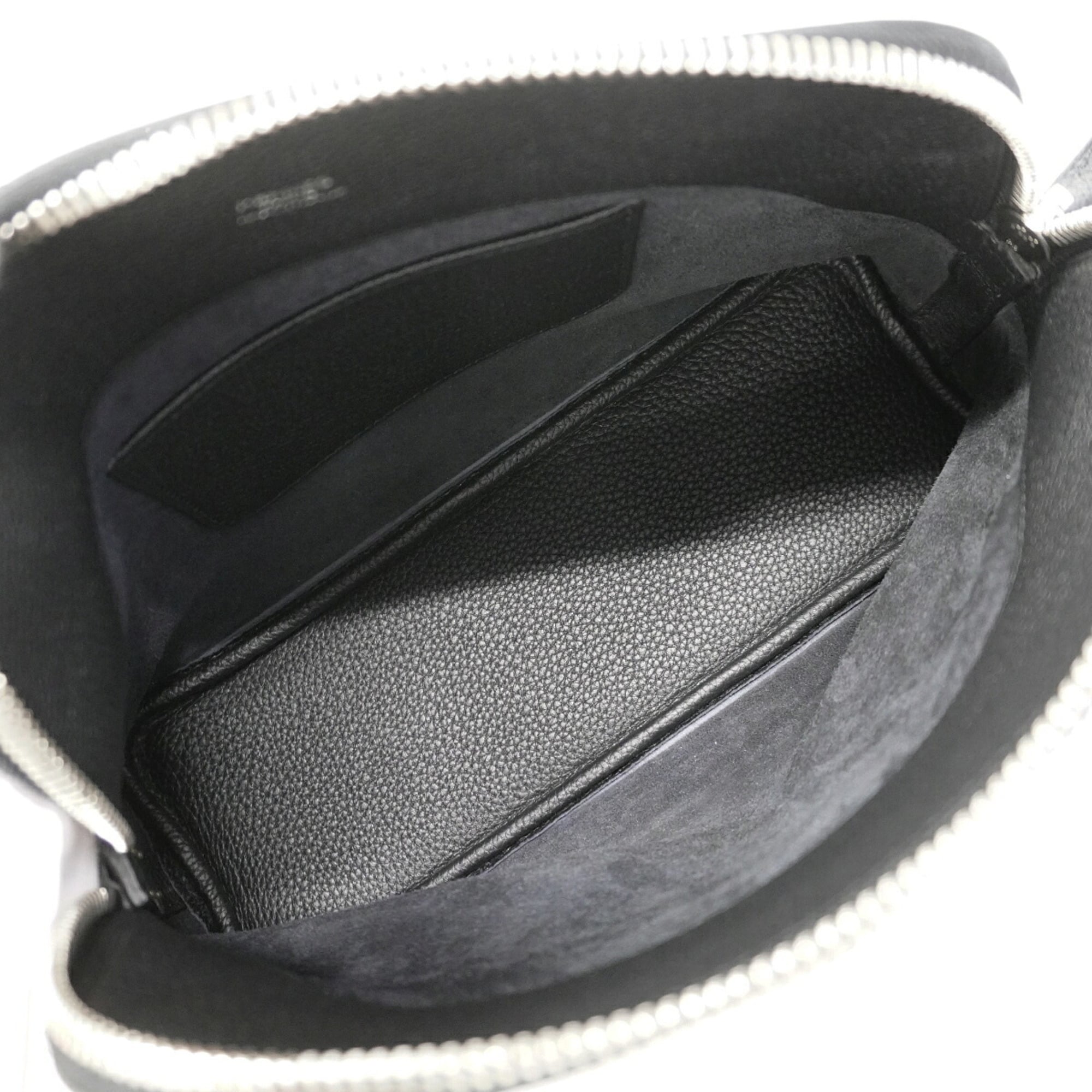 Hermes Black Togo Leather Shoulder Bag (Pre-Owned)