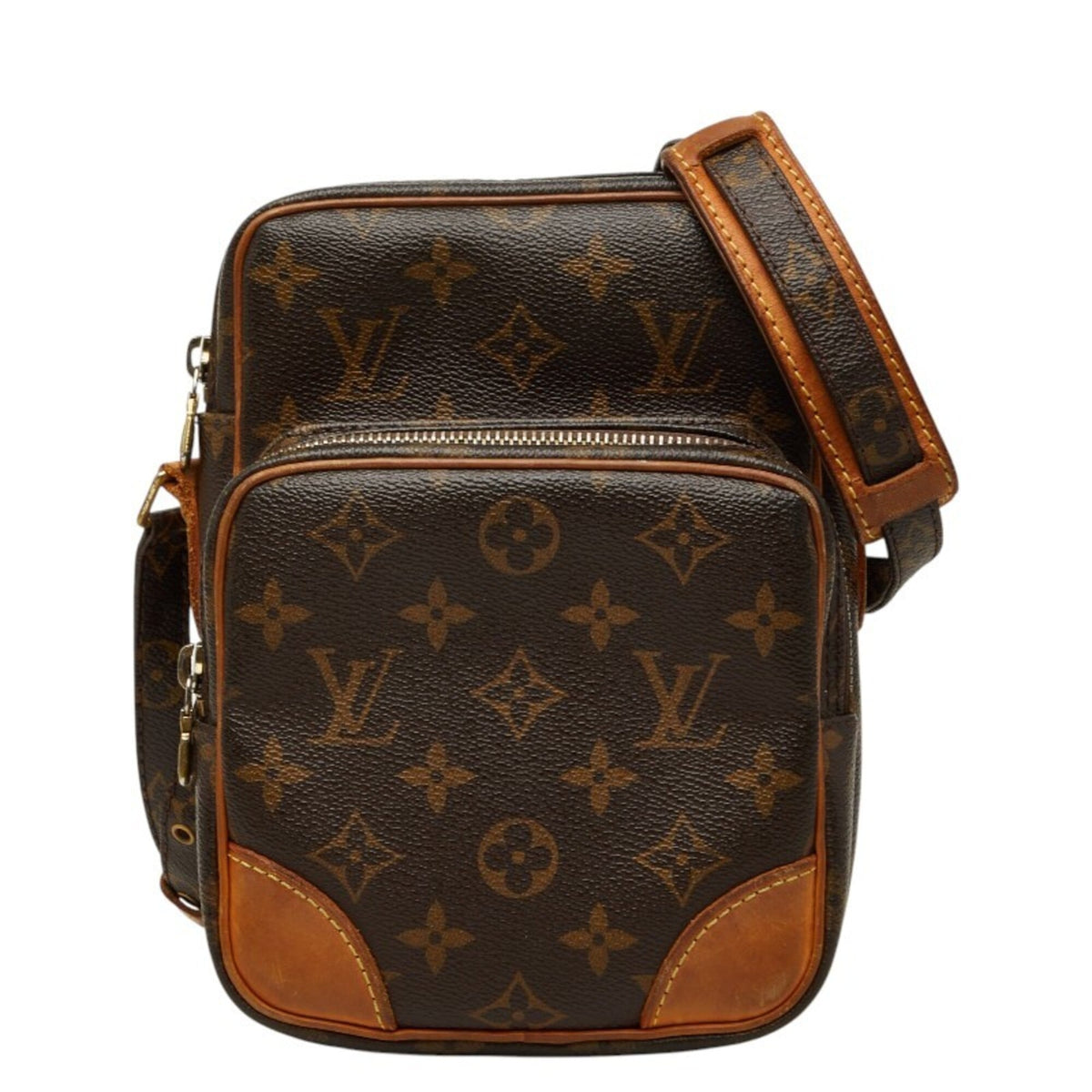 Louis Vuitton Monogram Brown Pvc Leather Shoulder Bag (Pre-Owned)