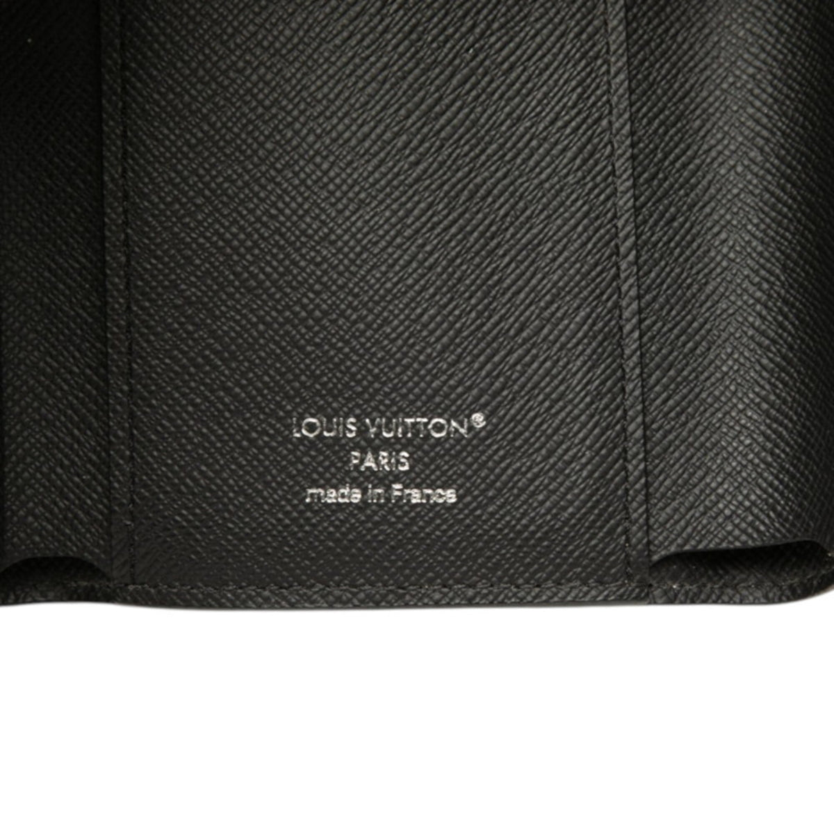 Louis Vuitton Black Gray Pvc Leather Wallet (Tri-Fold) (Pre-Owned)