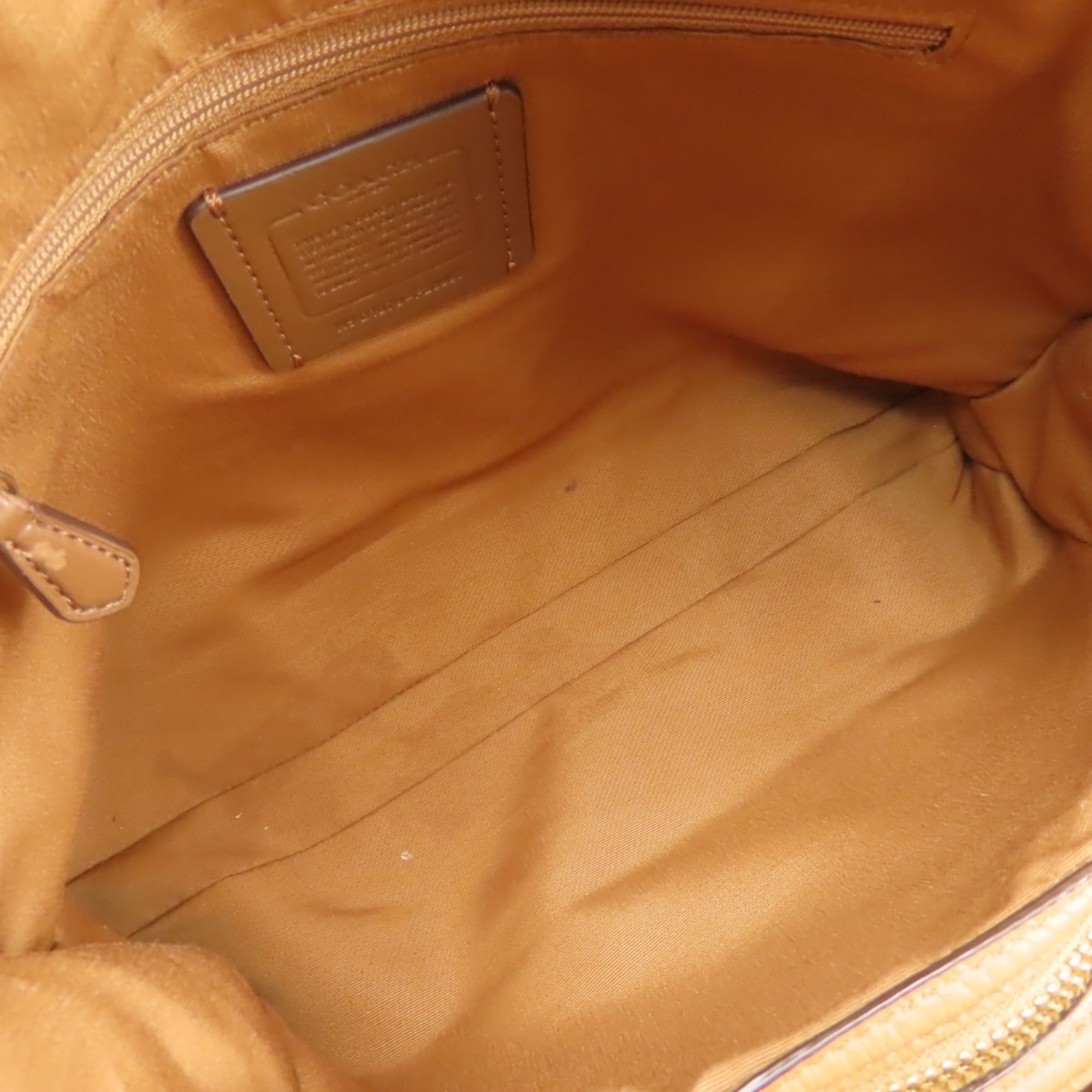 Coach Camel Leather Tote Bag (Pre-Owned)
