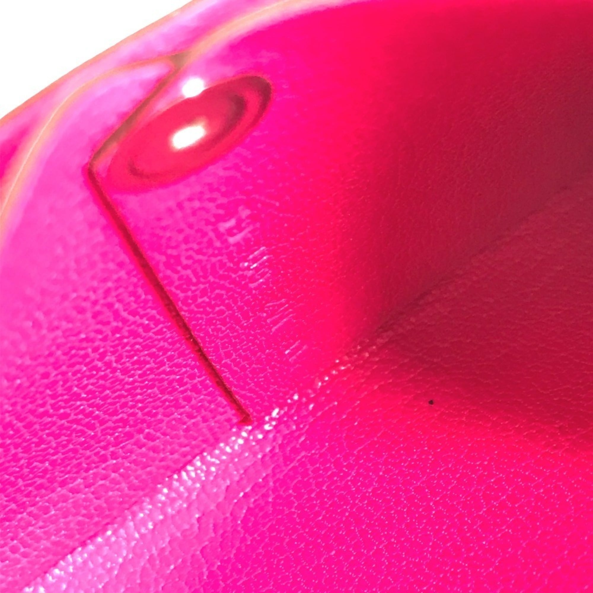 Hermes Pink Leather Coin Purse/Coin Case (Pre-Owned)