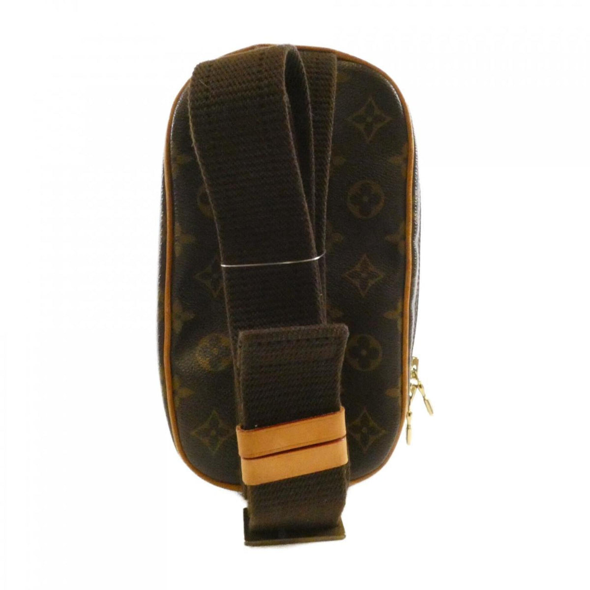 Louis Vuitton Marron Coated Canvas Pochette Shoulder Bag (Pre-Owned)