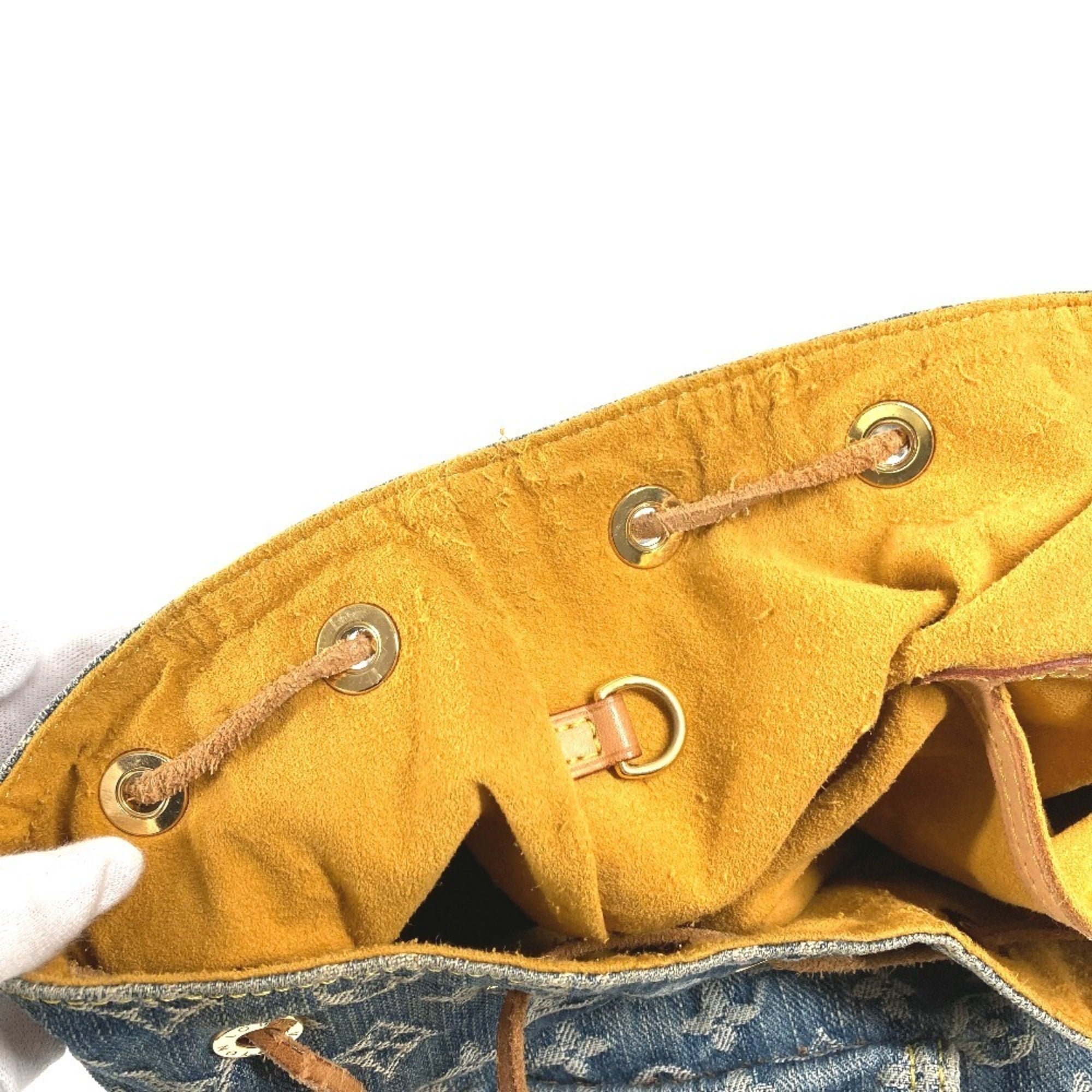 Louis Vuitton Blue Monogram Denim Backpack (Pre-Owned)