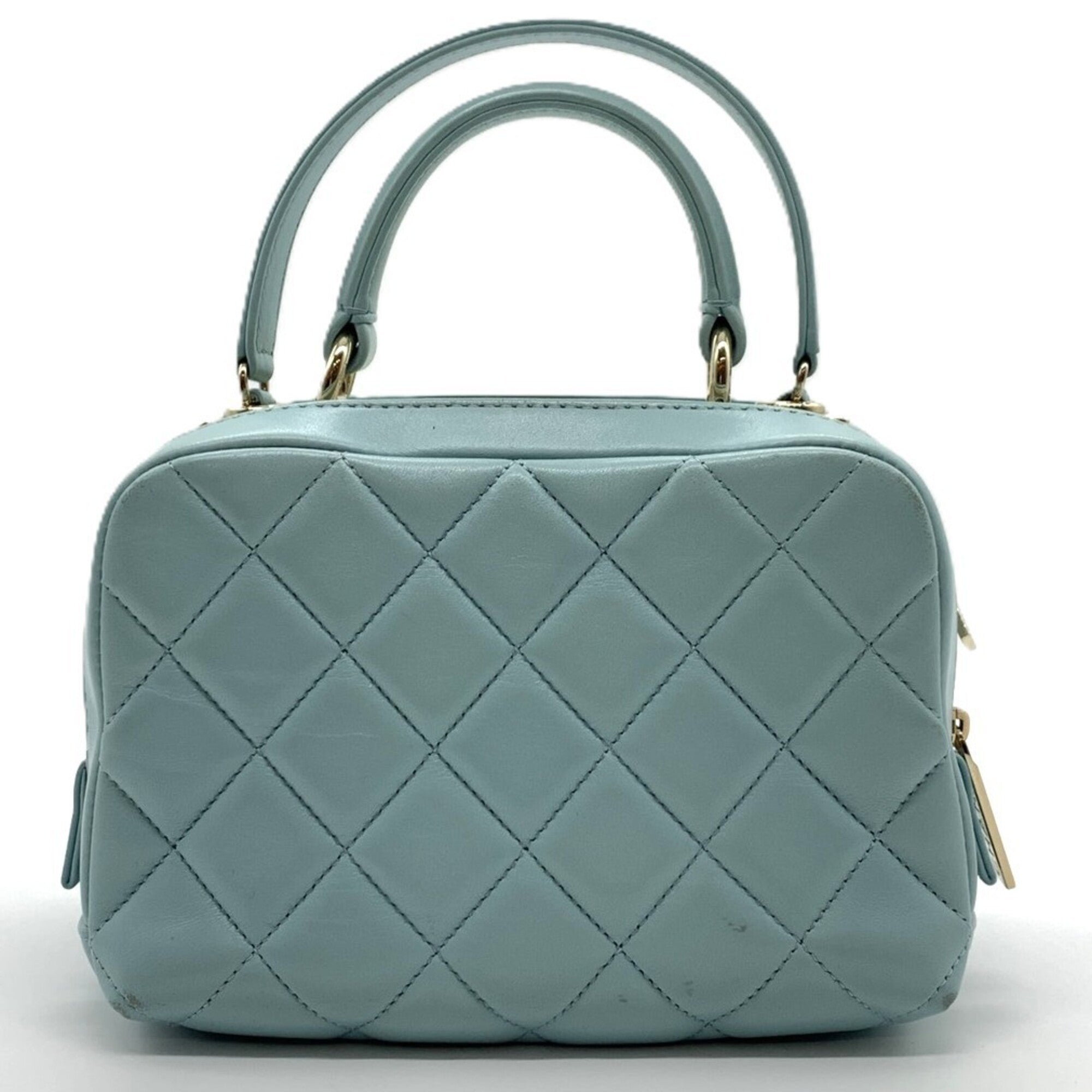 Chanel Leather Handbag Shoulder Bag (Pre-Owned)