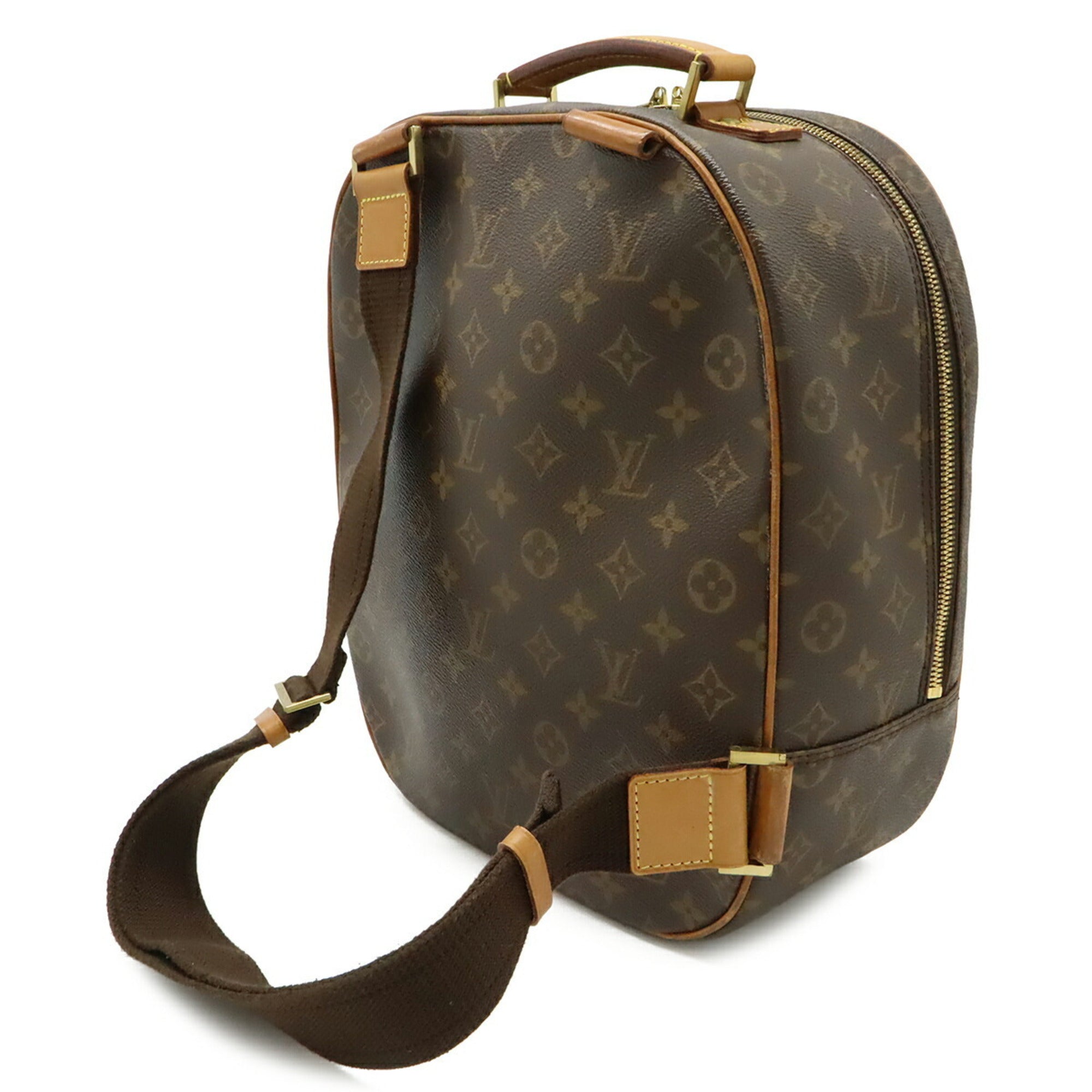 Louis Vuitton Brown Monogram Canvas Pvc Coated Canvas Handbag Shoulder Bag (Pre-Owned)