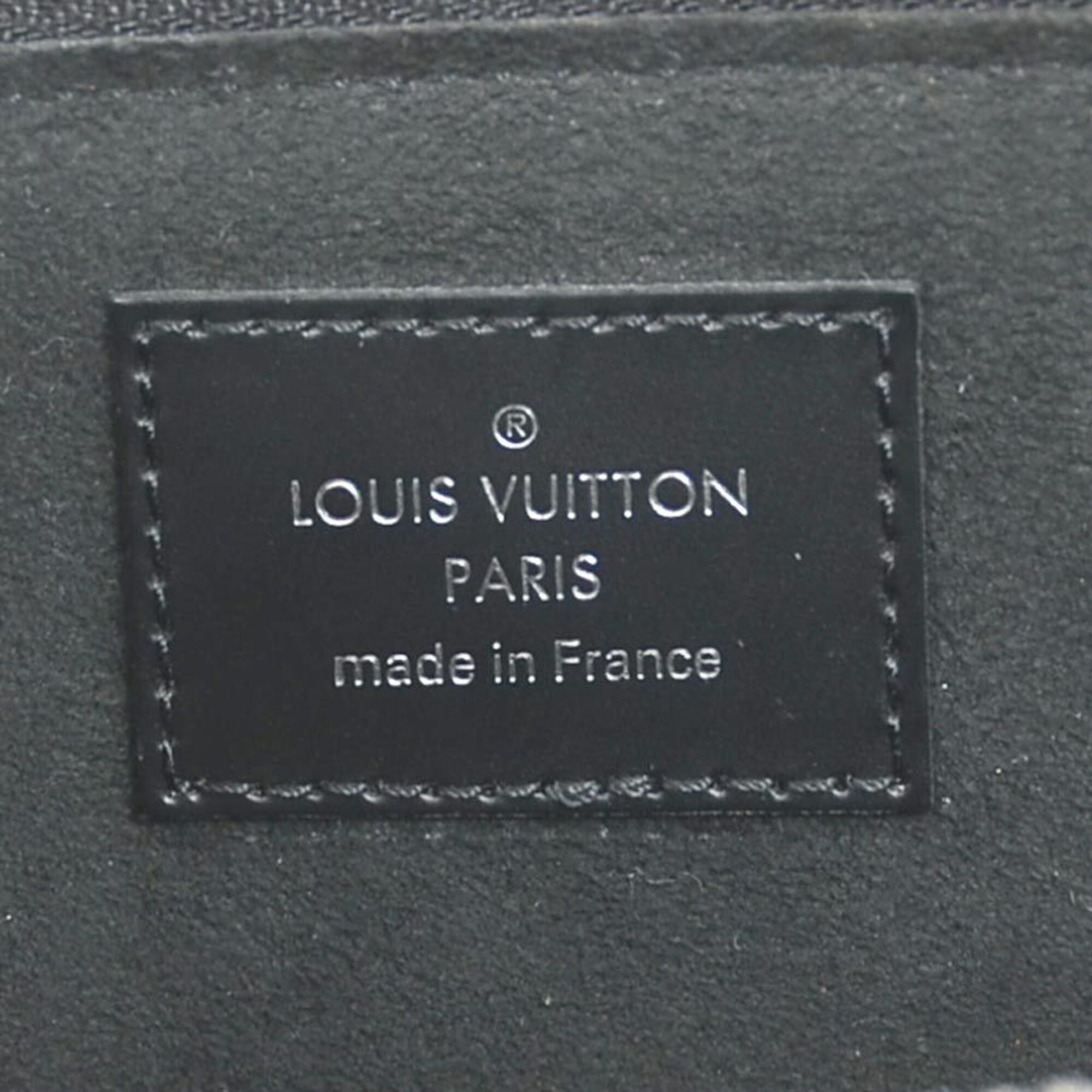 Louis Vuitton Black Silver Epi Leather Clutch Bag Pochette (Pre-Owned)