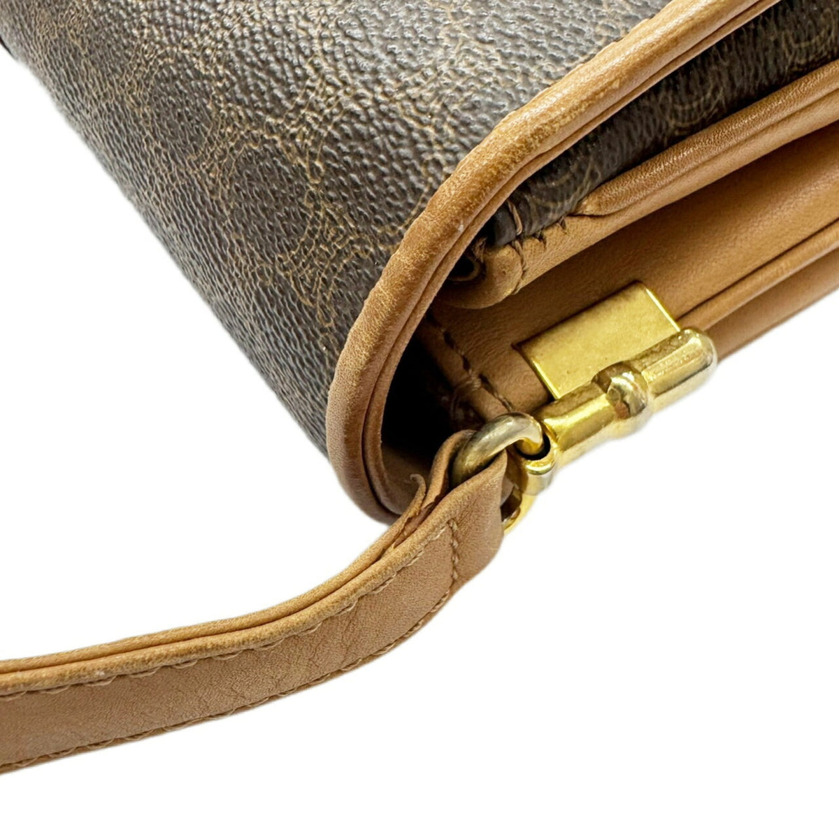 Celine Brown Pvc Shoulder Bag (Pre-Owned)