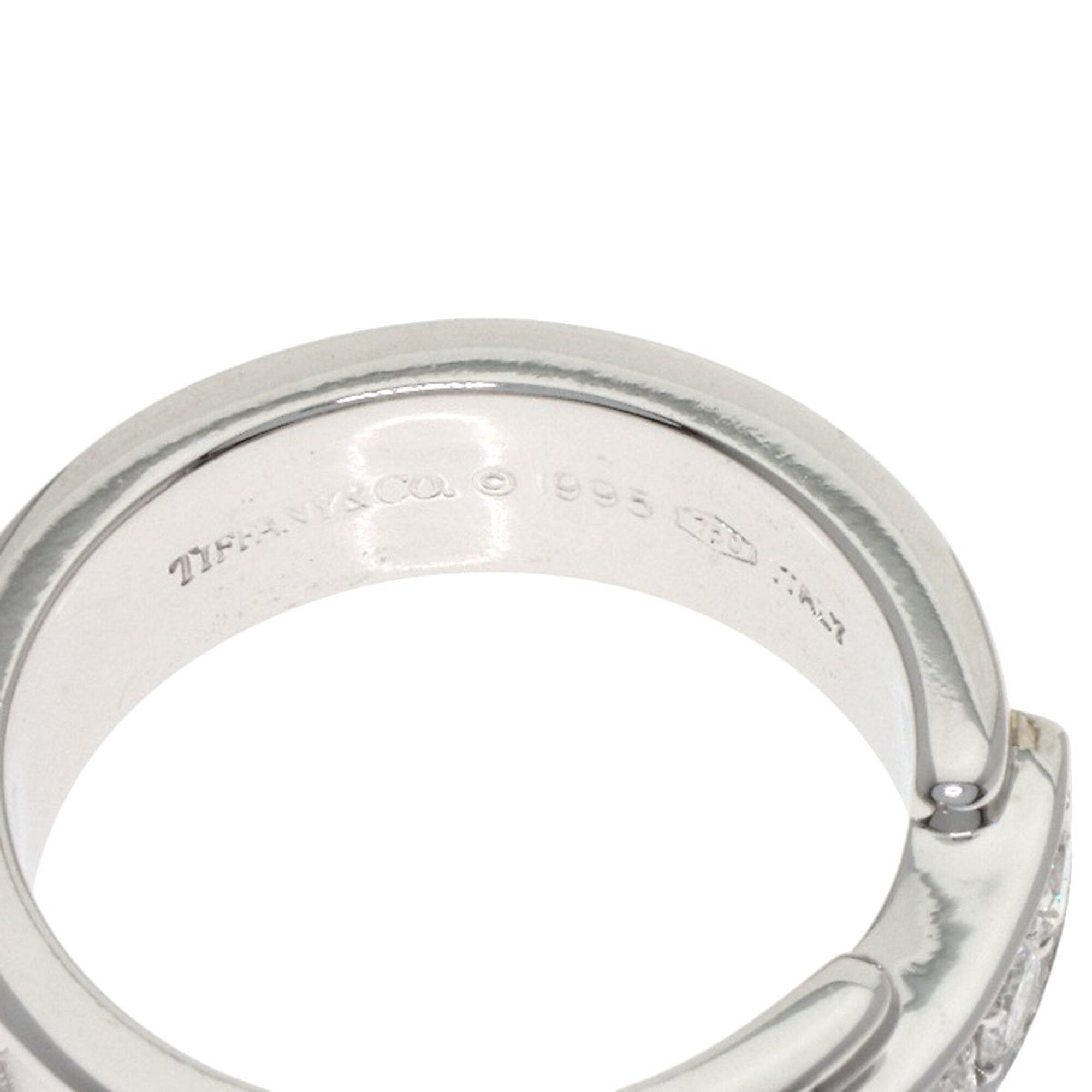 Tiffany Atlas White Gold (18K) Band Ring (Pre-Owned)