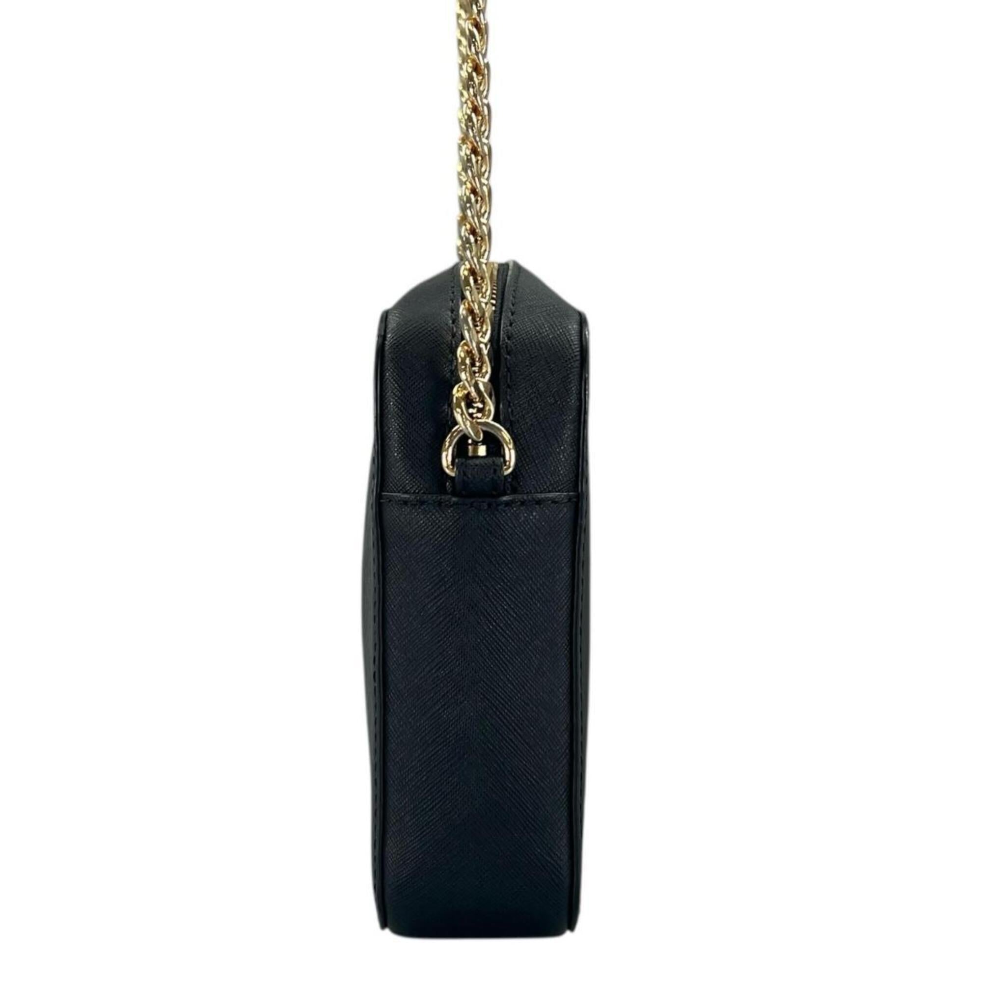 Michael Kors Black Leather Shoulder Bag (Pre-Owned)