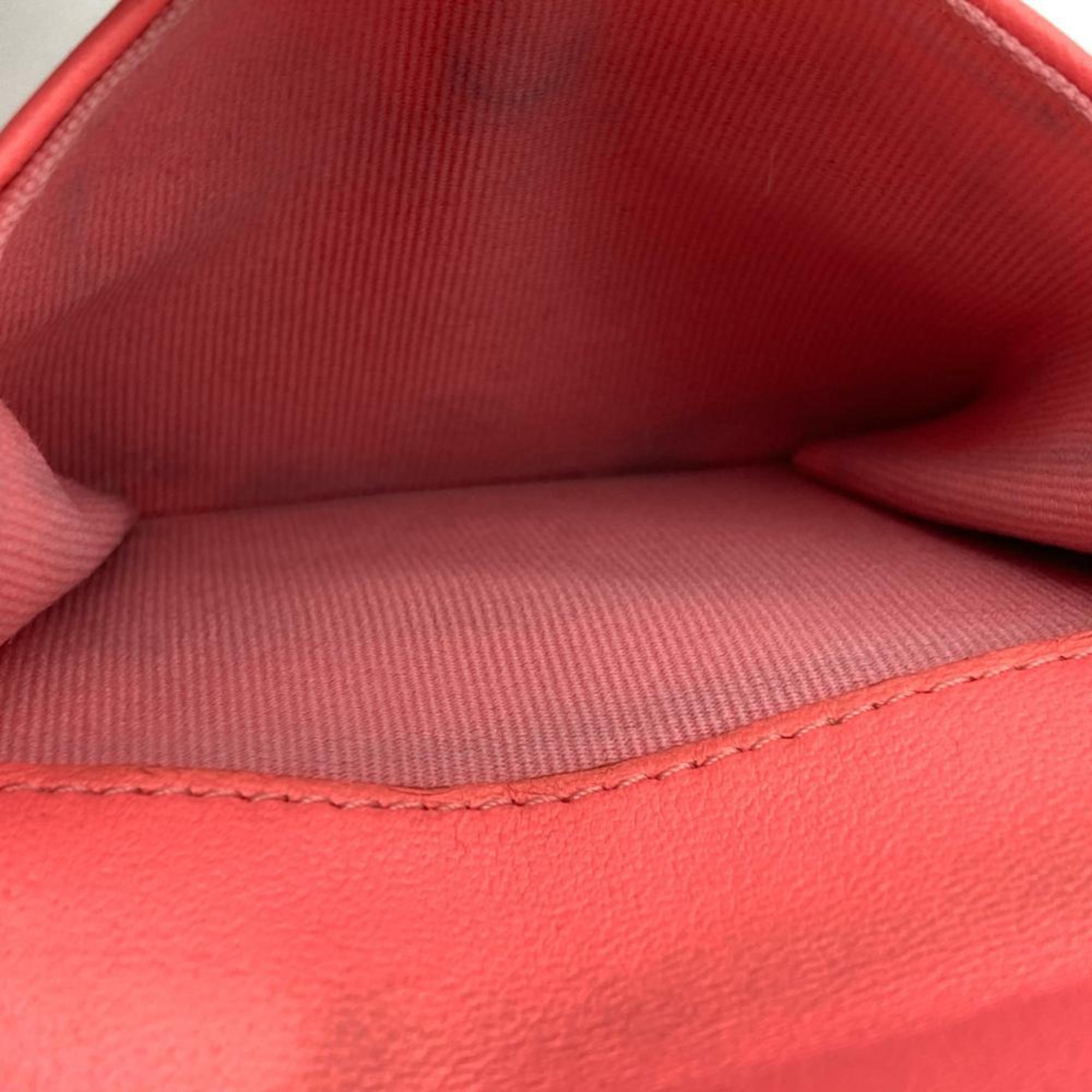 Chanel Pink Leather Wallet (Bi-Fold) (Pre-Owned)