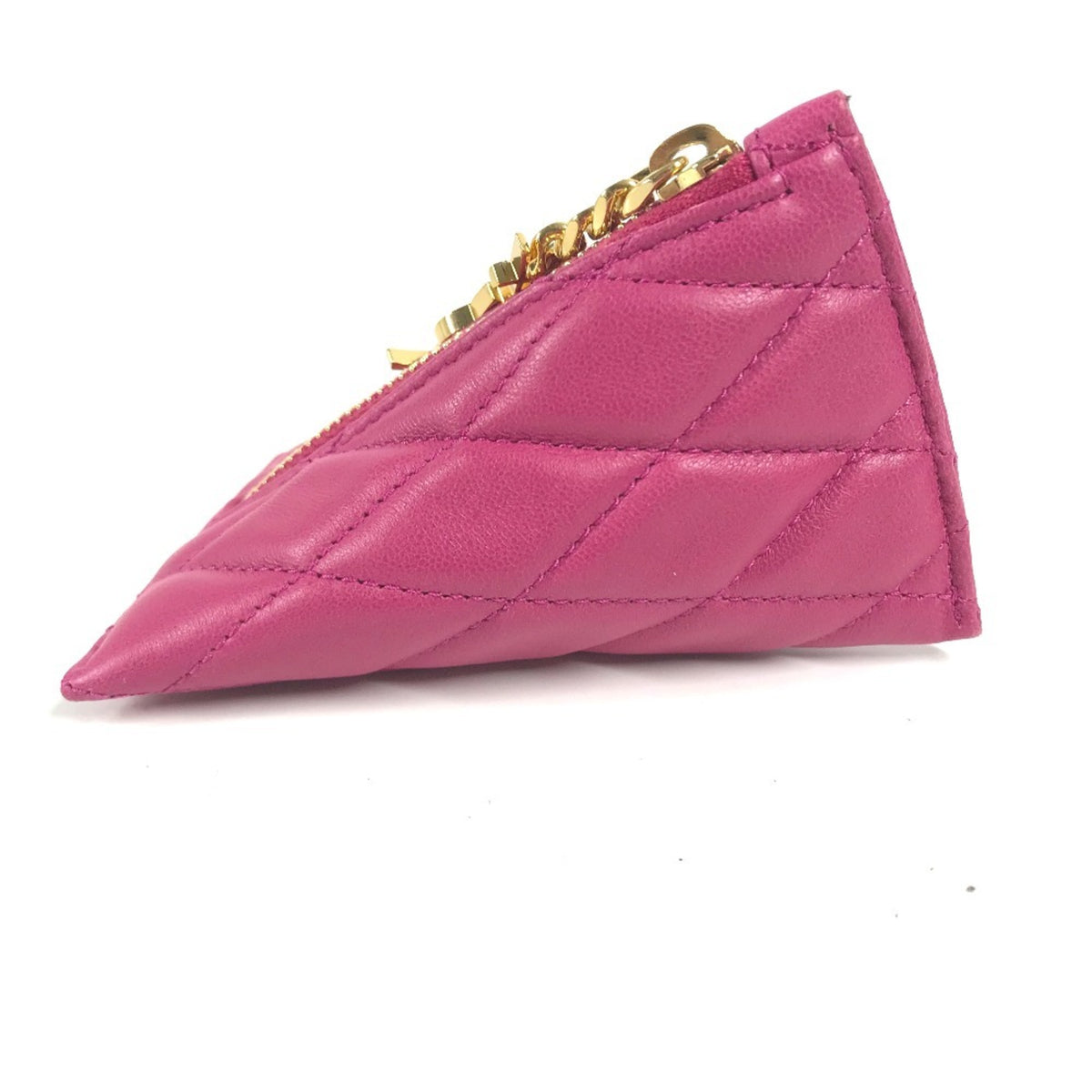 Saint Laurent Pink Leather Coin Purse/Coin Case (Pre-Owned)