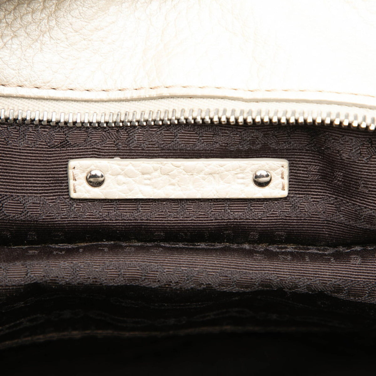 Celine Bittersweet White Leather Handbag (Pre-Owned)