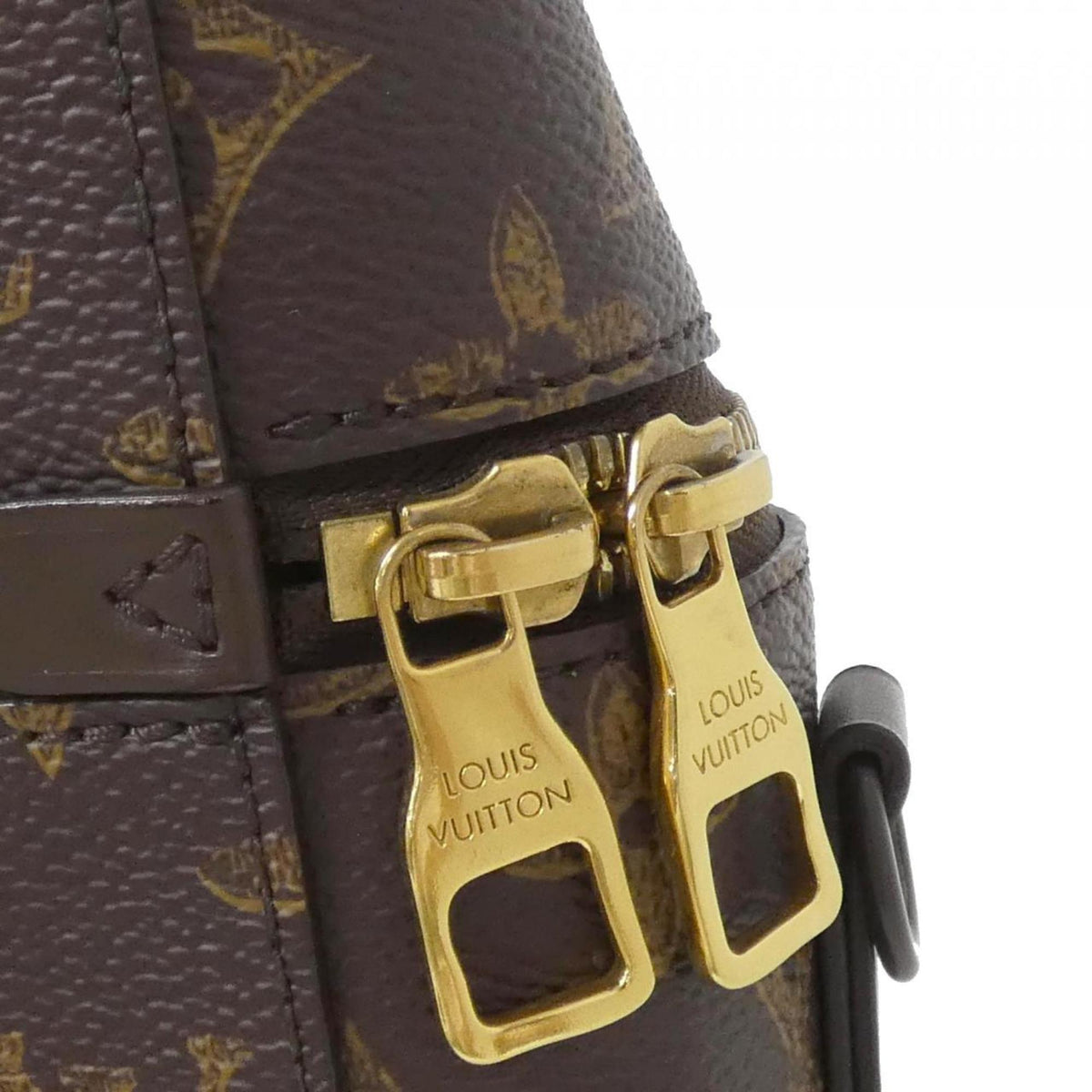 Louis Vuitton Marron Coated Canvas Handbag (Pre-Owned)