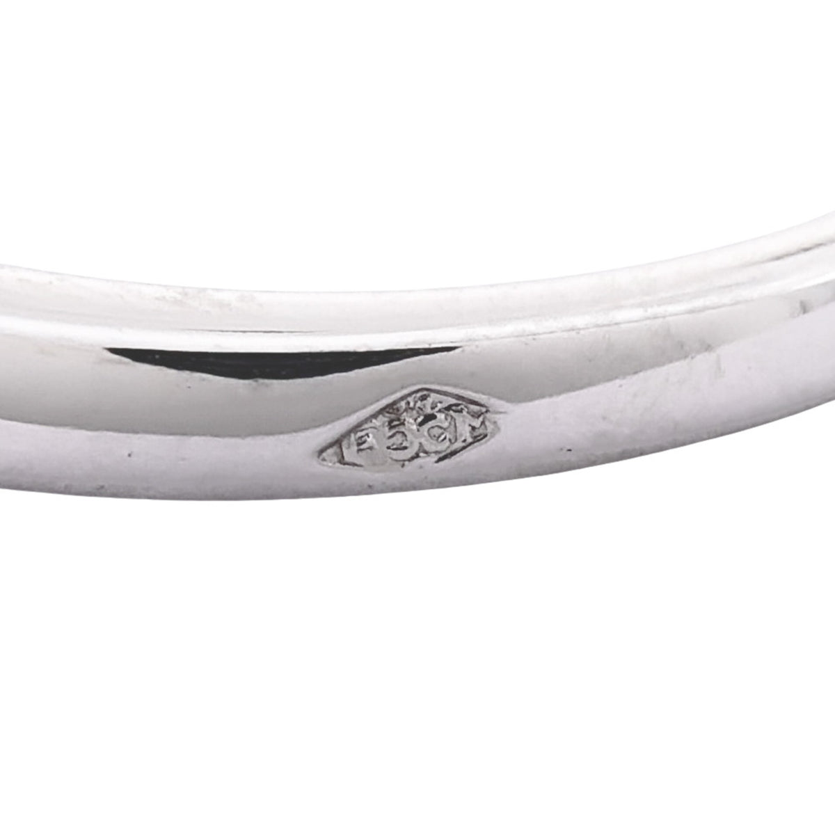 Van Cleef & Arpels Platinum 950 Band Ring (Pre-Owned)