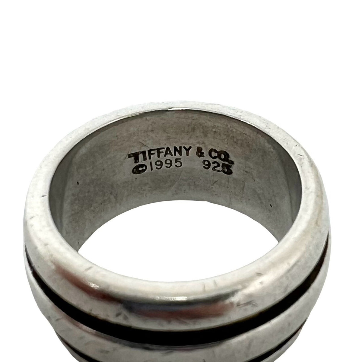Tiffany Silver Silver 925 Band Ring (Pre-Owned)