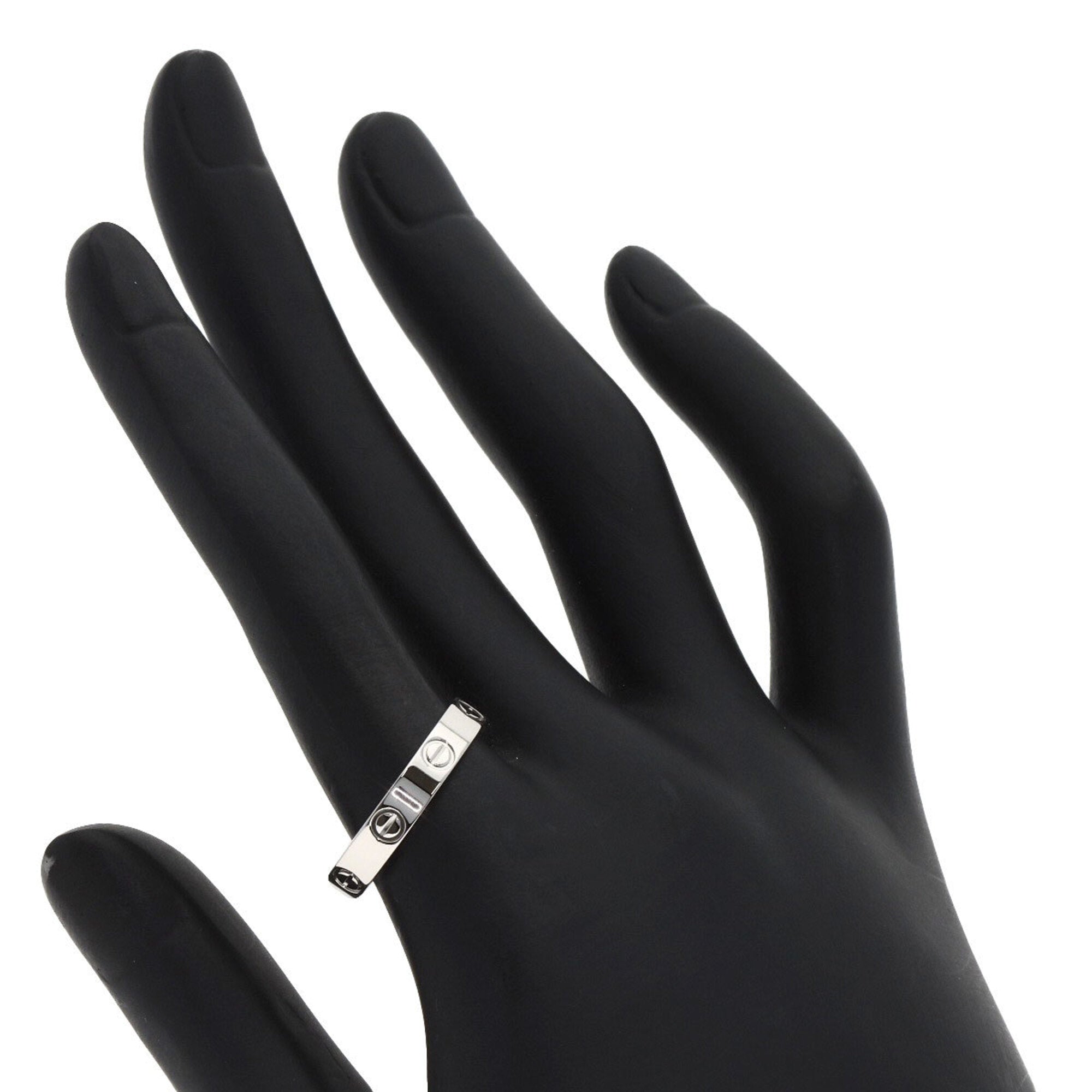 Cartier Love Platinum Platinum 950 Band Ring (Pre-Owned)