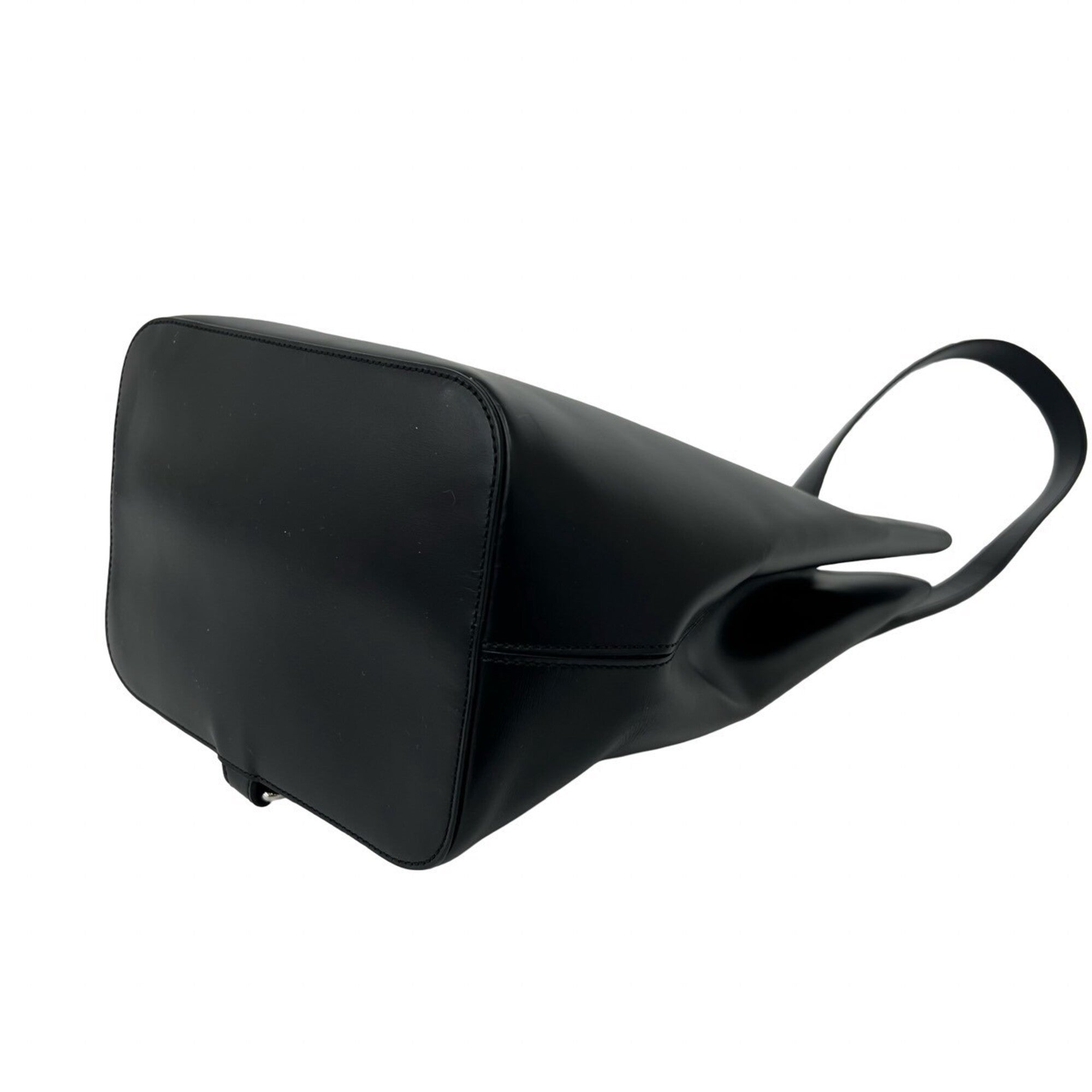 Cartier Black Leather Crossbody Bag Shoulder Bag (Pre-Owned)