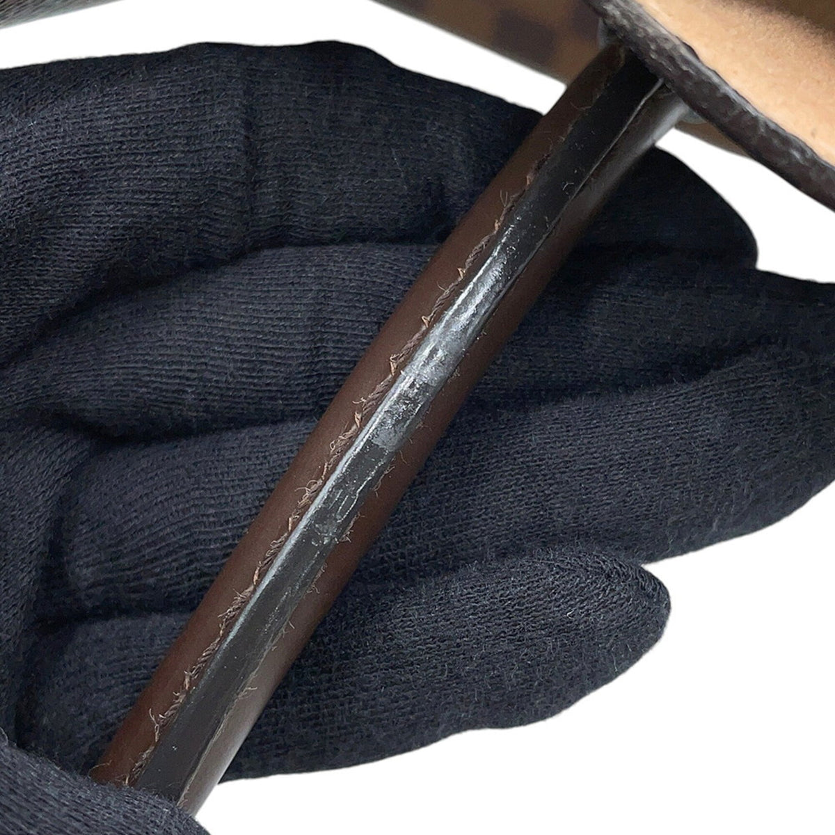 Louis Vuitton Damier Brown Damier Canvas Ebene Handbag Shoulder Bag Tote Bag (Pre-Owned)