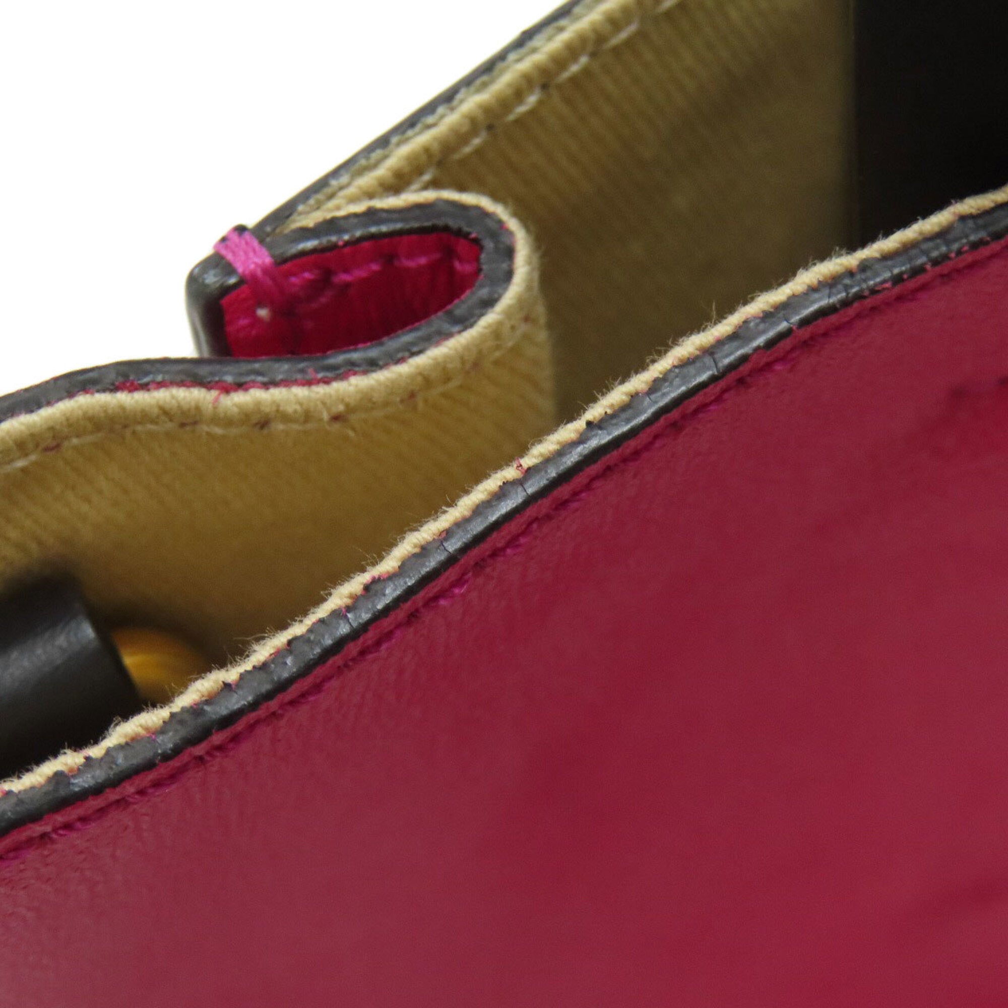 Marni Black Pink Leather Handbag (Pre-Owned)
