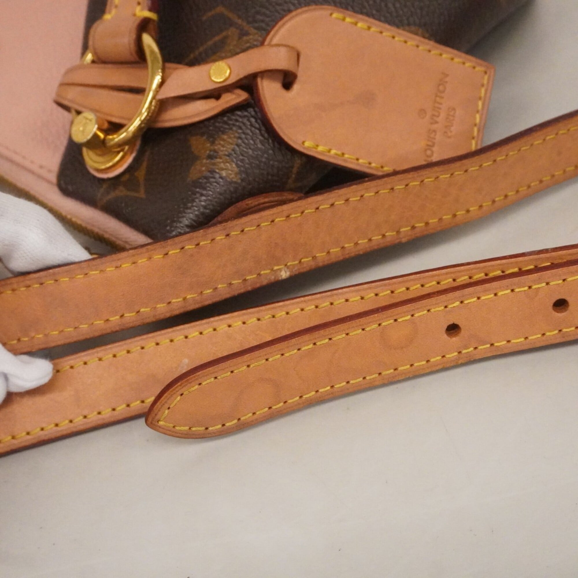 Louis Vuitton Rose Ballerine Handbag (Pre-Owned)