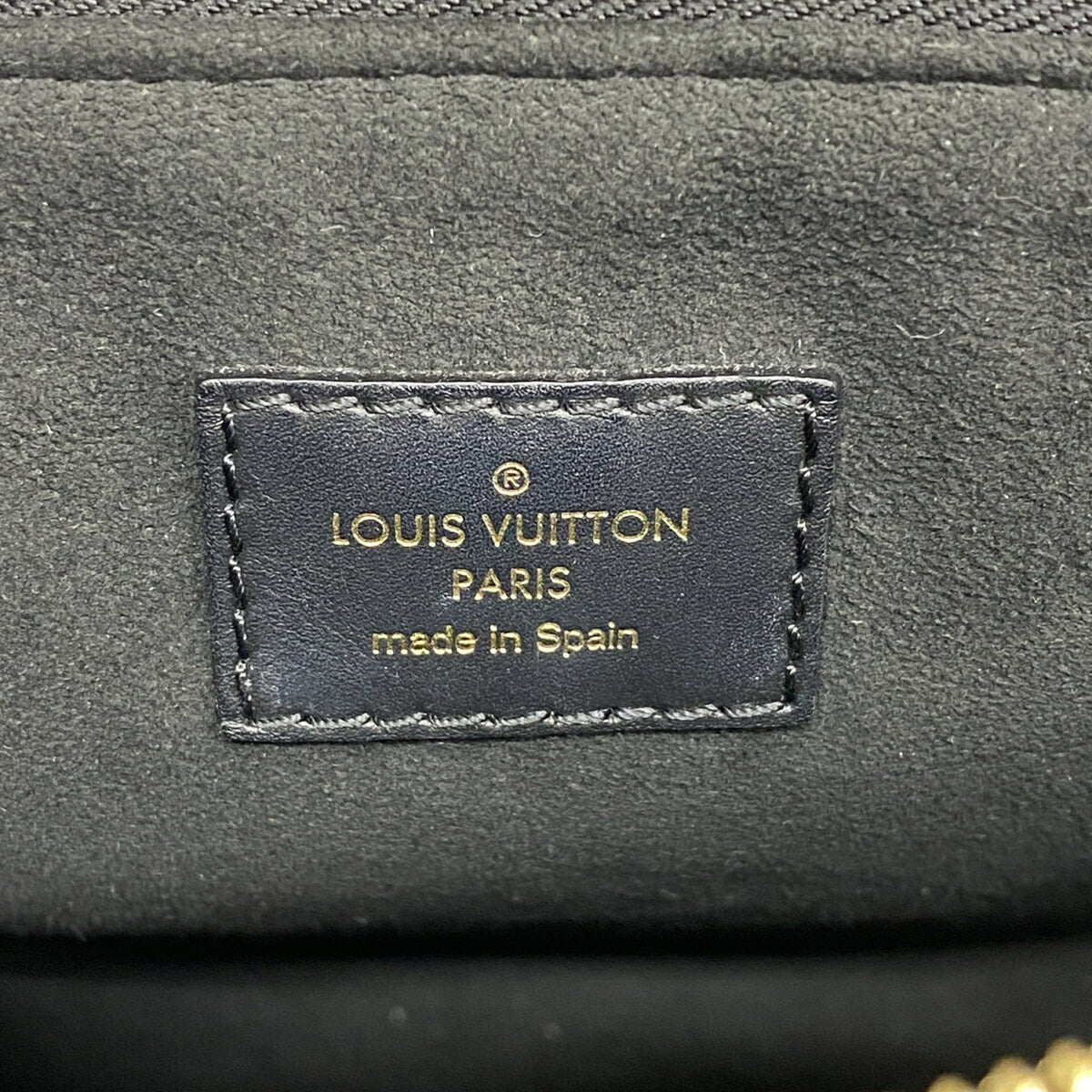Louis Vuitton Black Brown Handbag (Pre-Owned)
