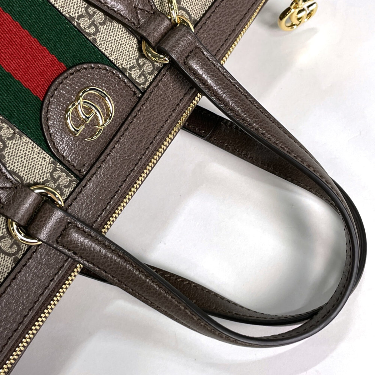 Gucci Beige Brown Gg Supreme Handbag (Pre-Owned)