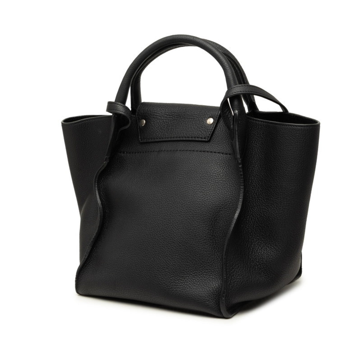 Celine Black Leather Handbag Shoulder Bag (Pre-Owned)
