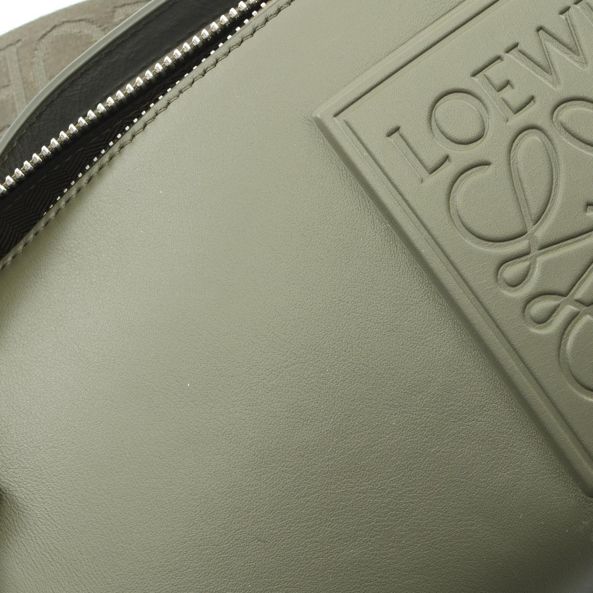 Loewe Khaki Leather Handbag Shoulder Bag (Pre-Owned)