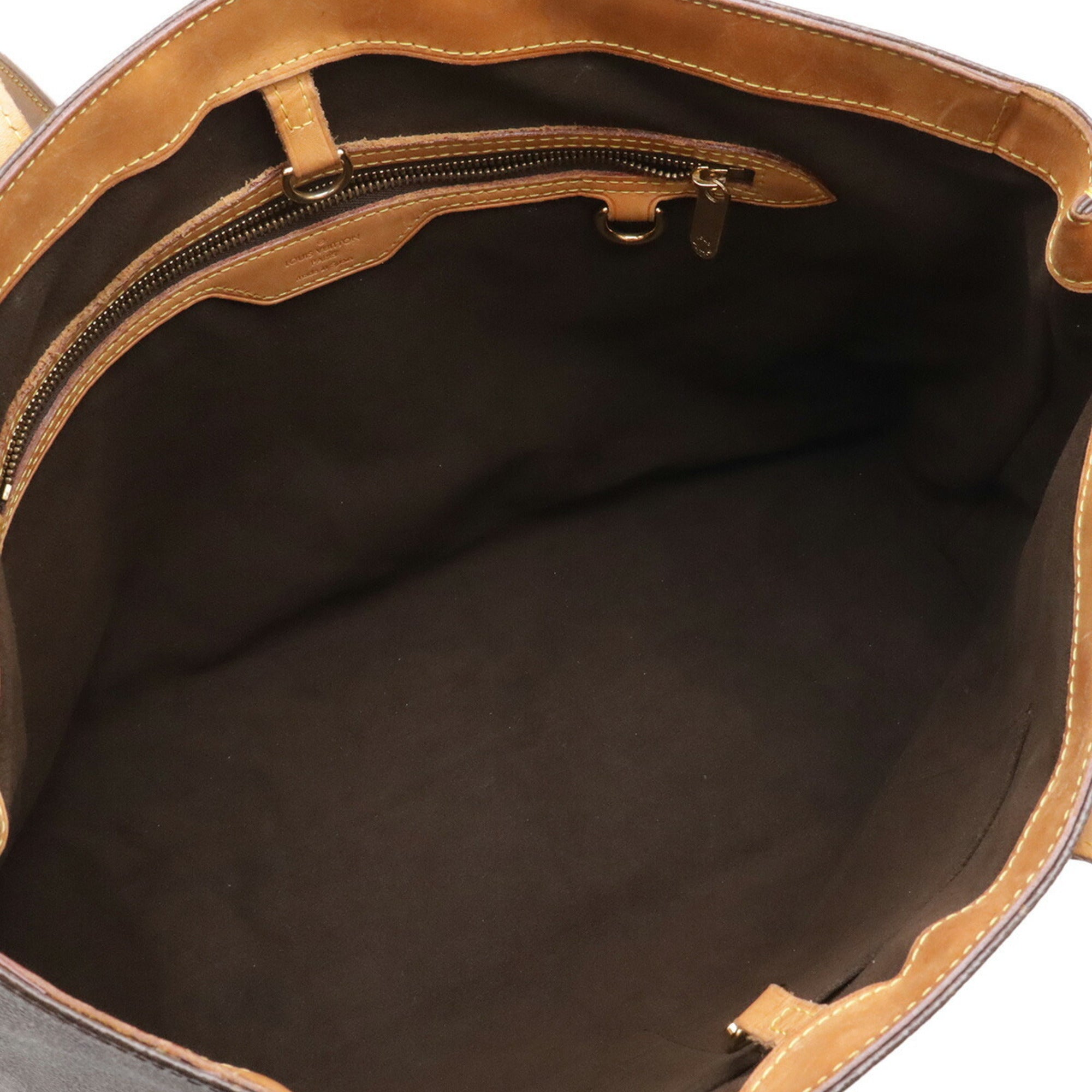 Louis Vuitton Brown Monogram Canvas Pvc Coated Canvas Shoulder Bag Tote Bag (Pre-Owned)