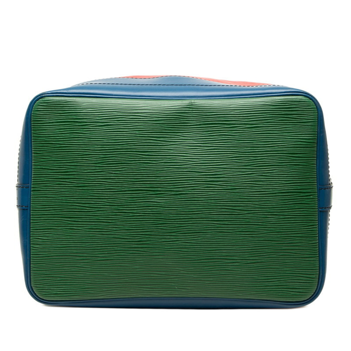 Louis Vuitton Epi Borneo Green Castilian Red Toledo Blue Leather Shoulder Bag (Pre-Owned)