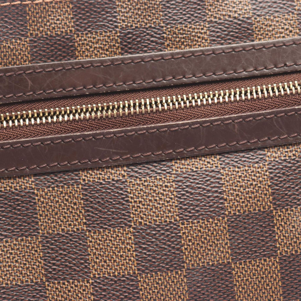 Louis Vuitton Brown Damier Canvas Damier Canvas Handbag Pochette Shoulder Bag (Pre-Owned)
