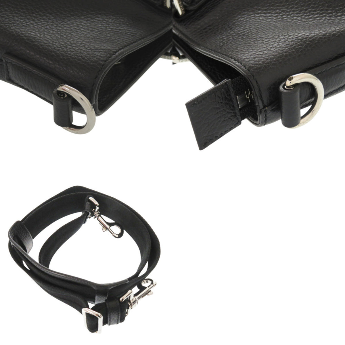 Gucci Black Leather Handbag (Pre-Owned)