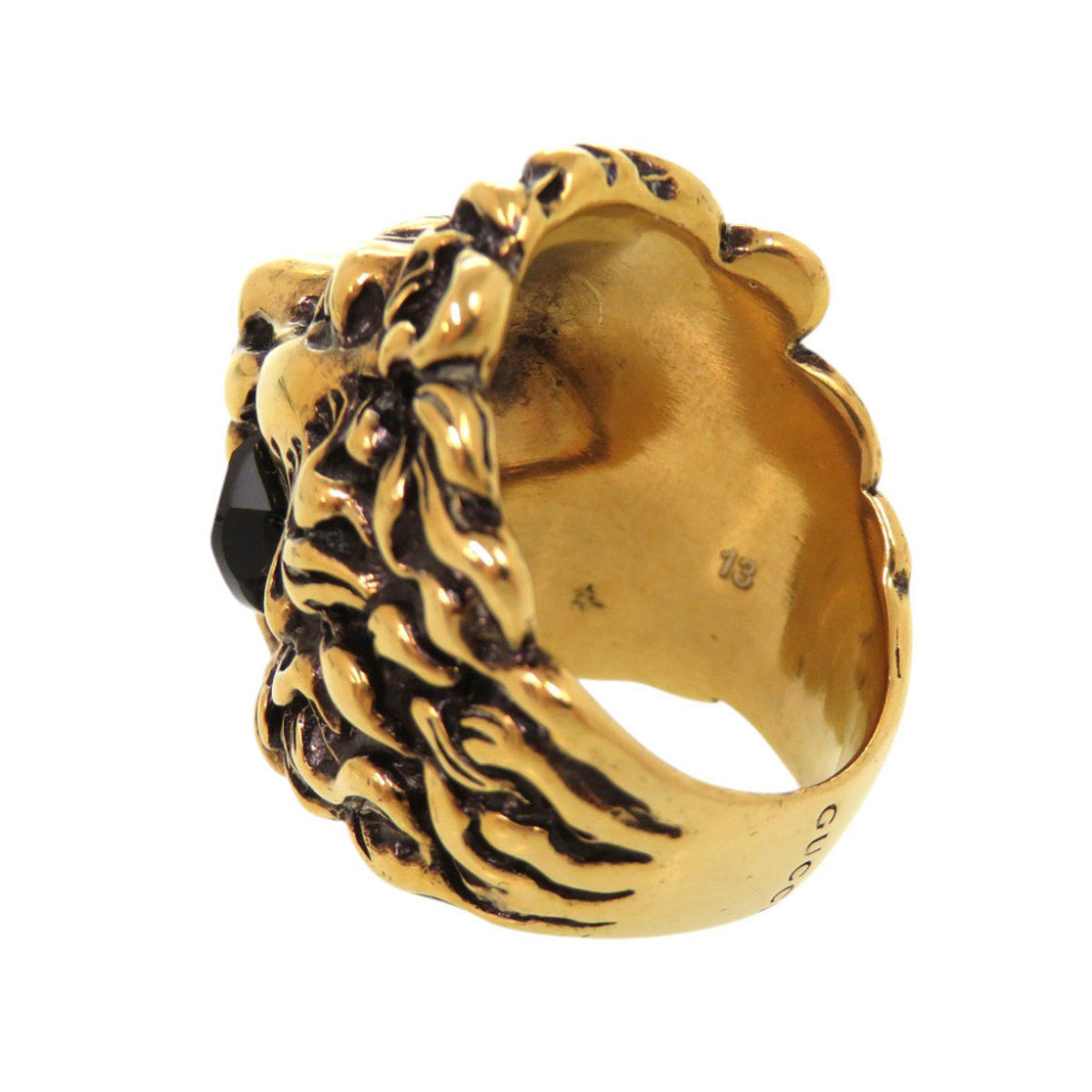 Gucci Gold Metal Band Ring (Pre-Owned)