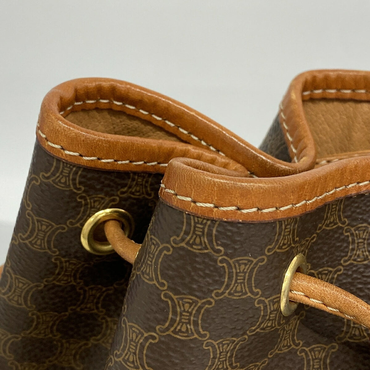 Celine Brown Pvc Shoulder Bag (Pre-Owned)