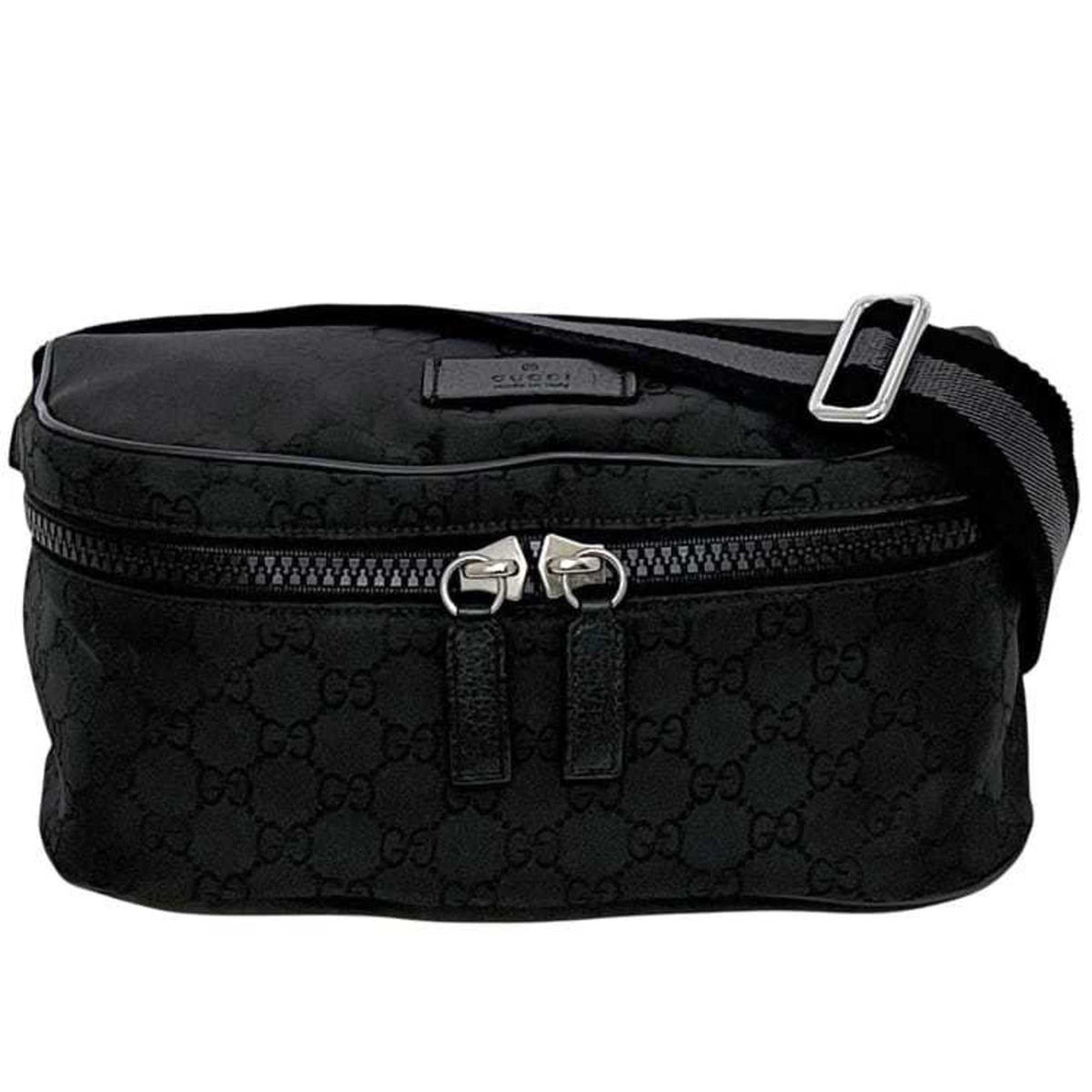 Gucci Black Nylon Fanny Pack Sling Bag (Pre-Owned)
