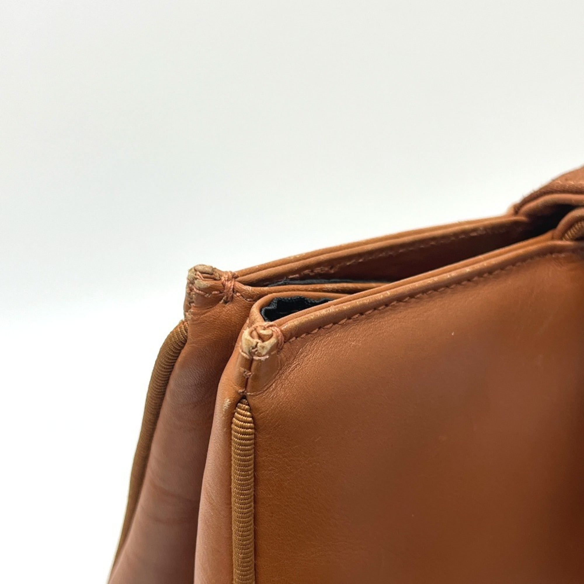 Salvatore Ferragamo Brown Leather Handbag Tote Bag (Pre-Owned)