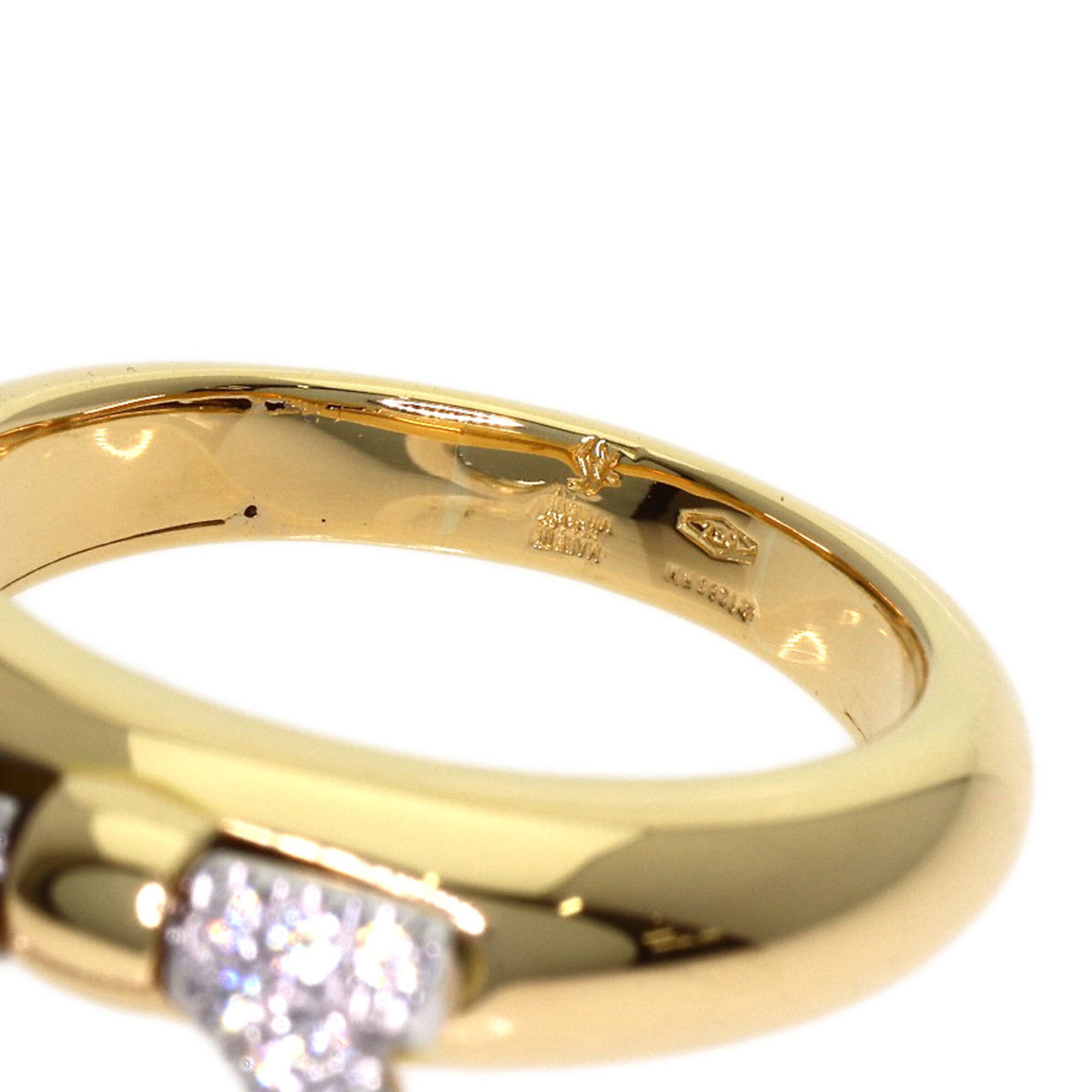 Salvatore Ferragamo Yellow Gold (18K) Band Ring (Pre-Owned)