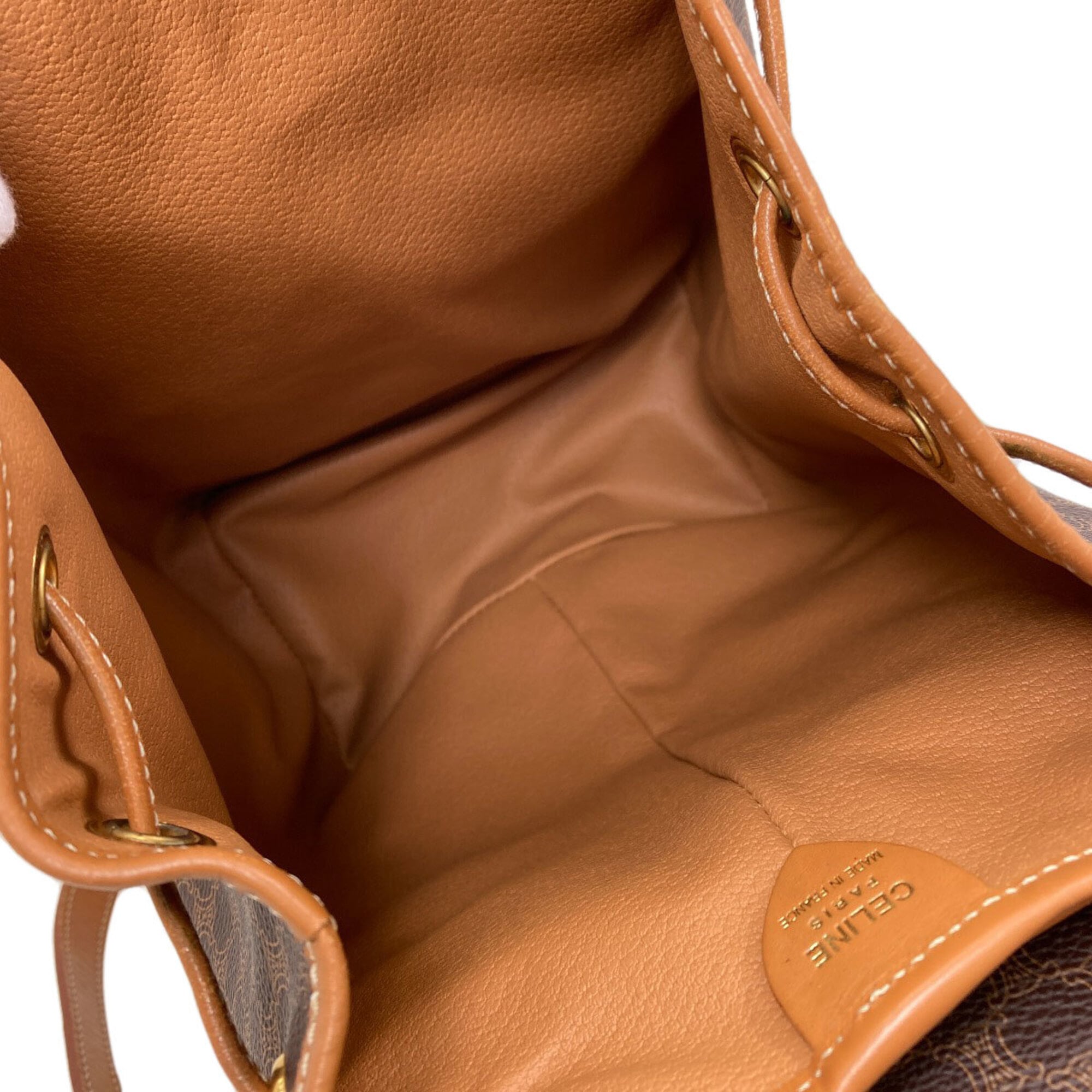 Celine Brown Pvc Backpack (Pre-Owned)